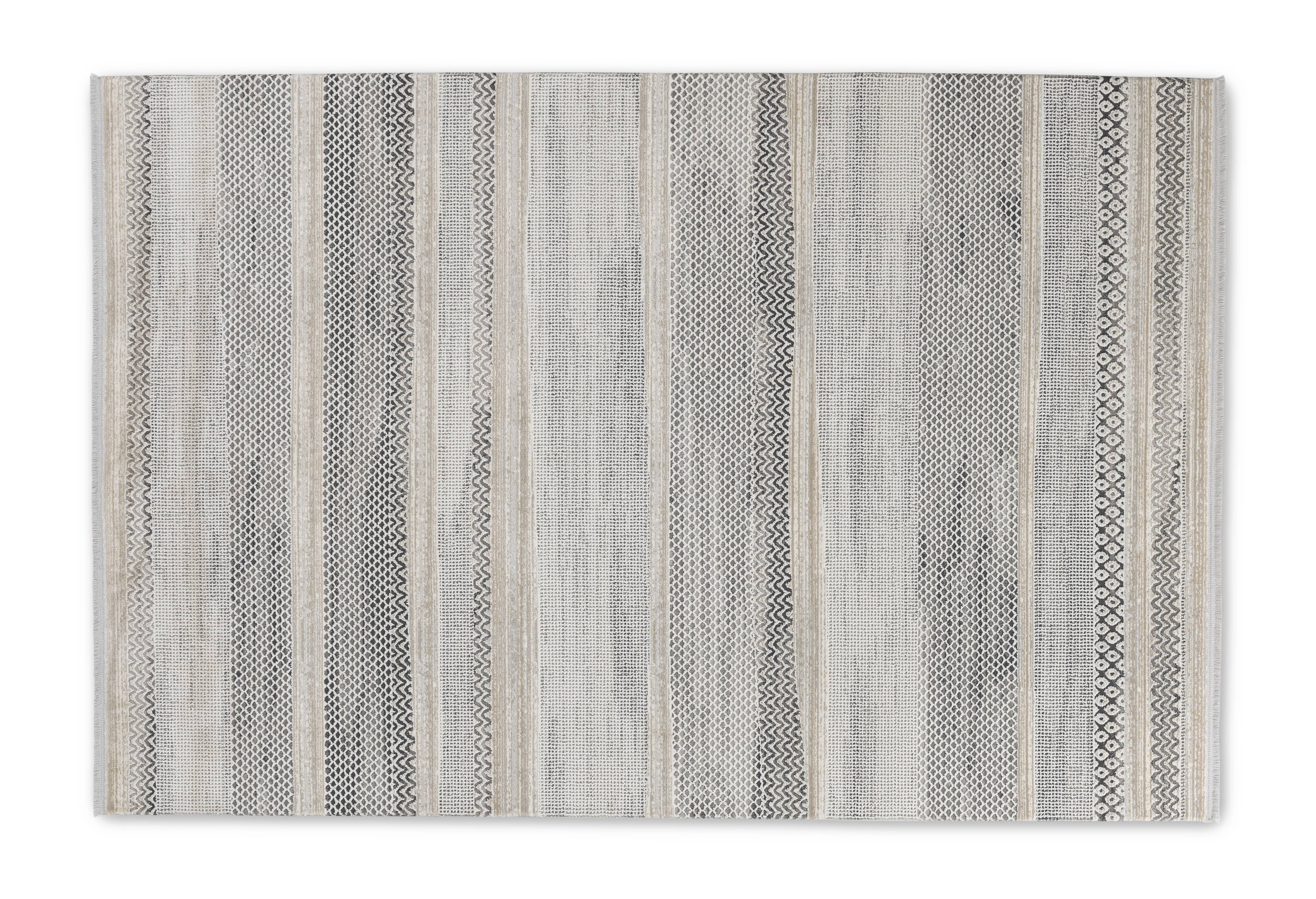 Vercelli 160x230cm D.241 C.000 Allover creme-anthrazit Vercelli 160x230cm D.241 C.000 Allover creme-anthrazit