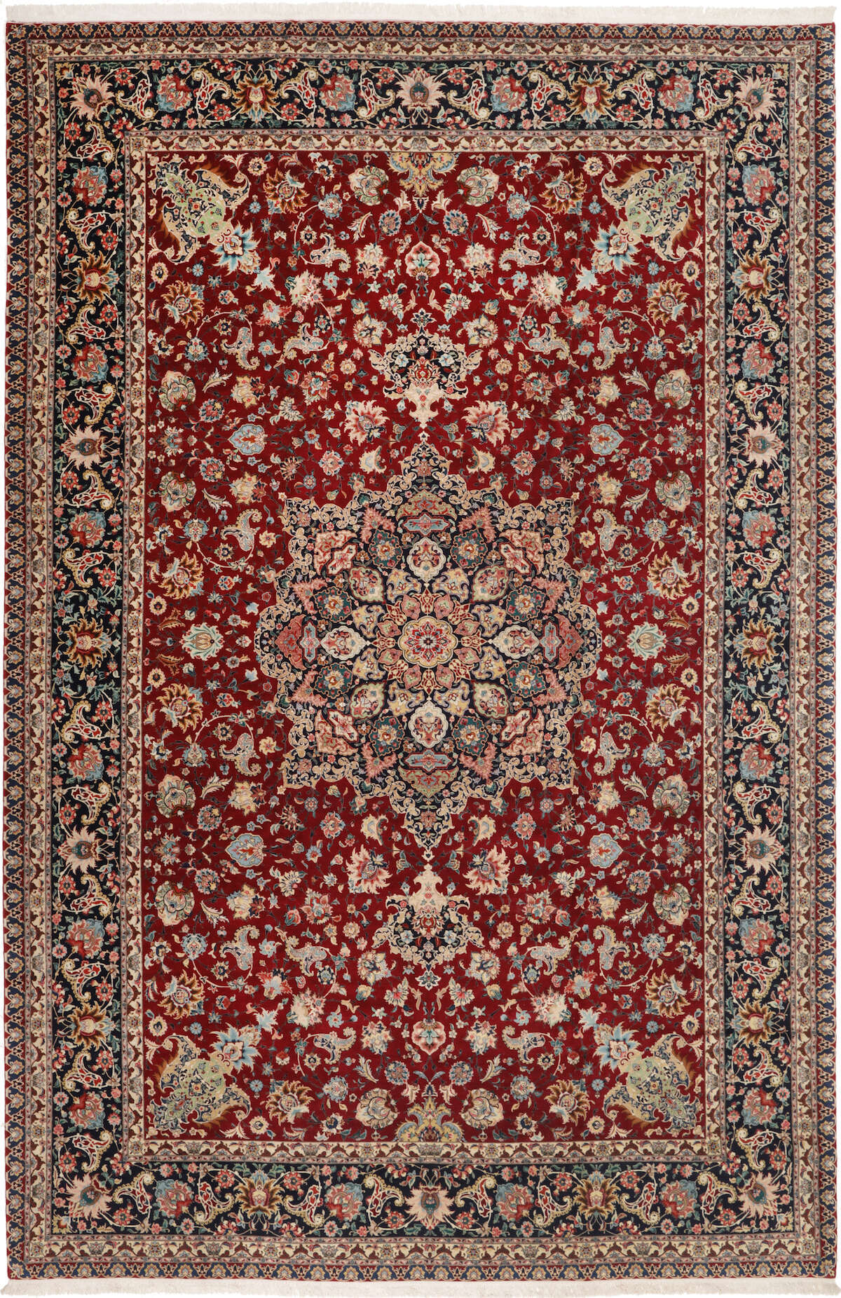 Teppich Persien 340x521cm Täbriz 60 Persischer Teppich fein
