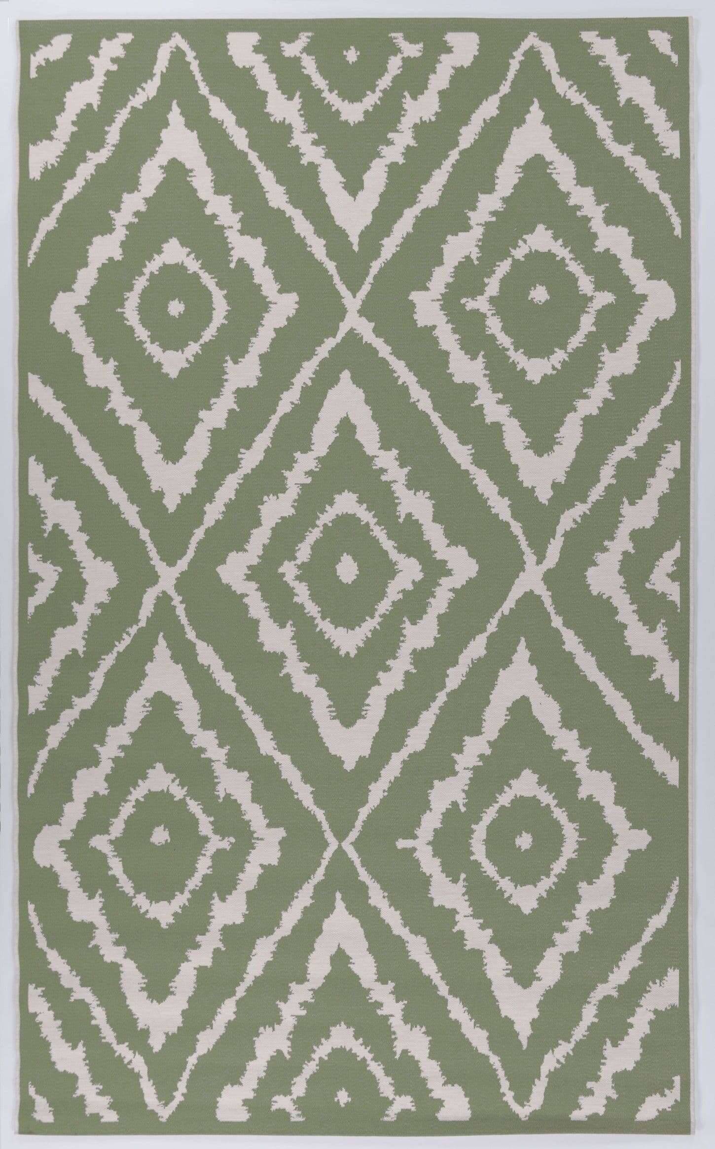 Garden_Pattern_300green_415467_1 Outdoor Teppich Garden Pattern 300 grün Rautenmuster