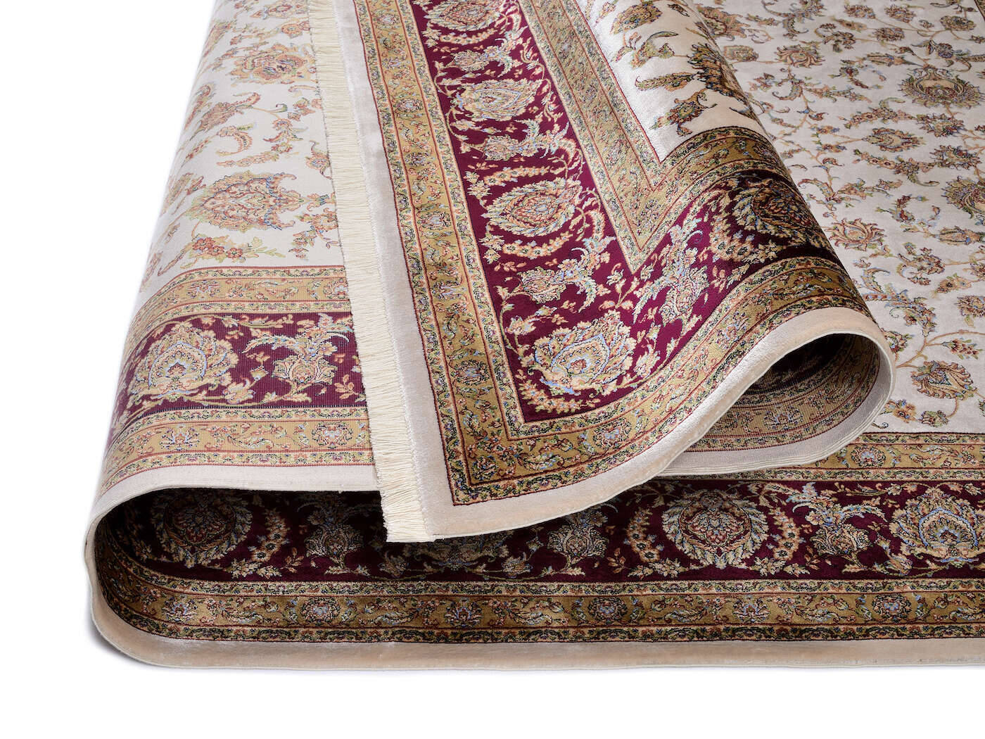 SL005-946-45OUd0XJvpMKje OCI Silk Line Allover Teppich Orient Design mit Fransen