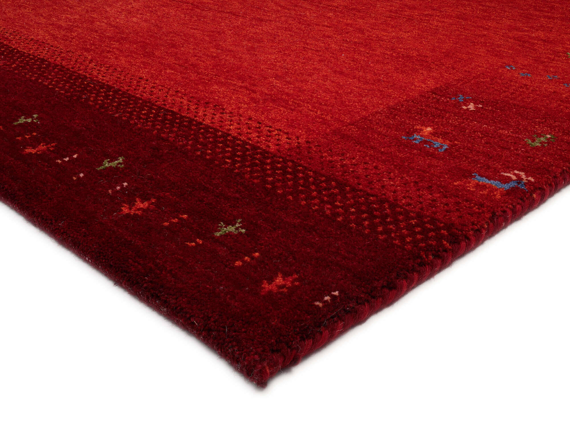 INT04-430-3 Teppich Intense Mala Gabbeh Design Handgeknüpft Schurwolle