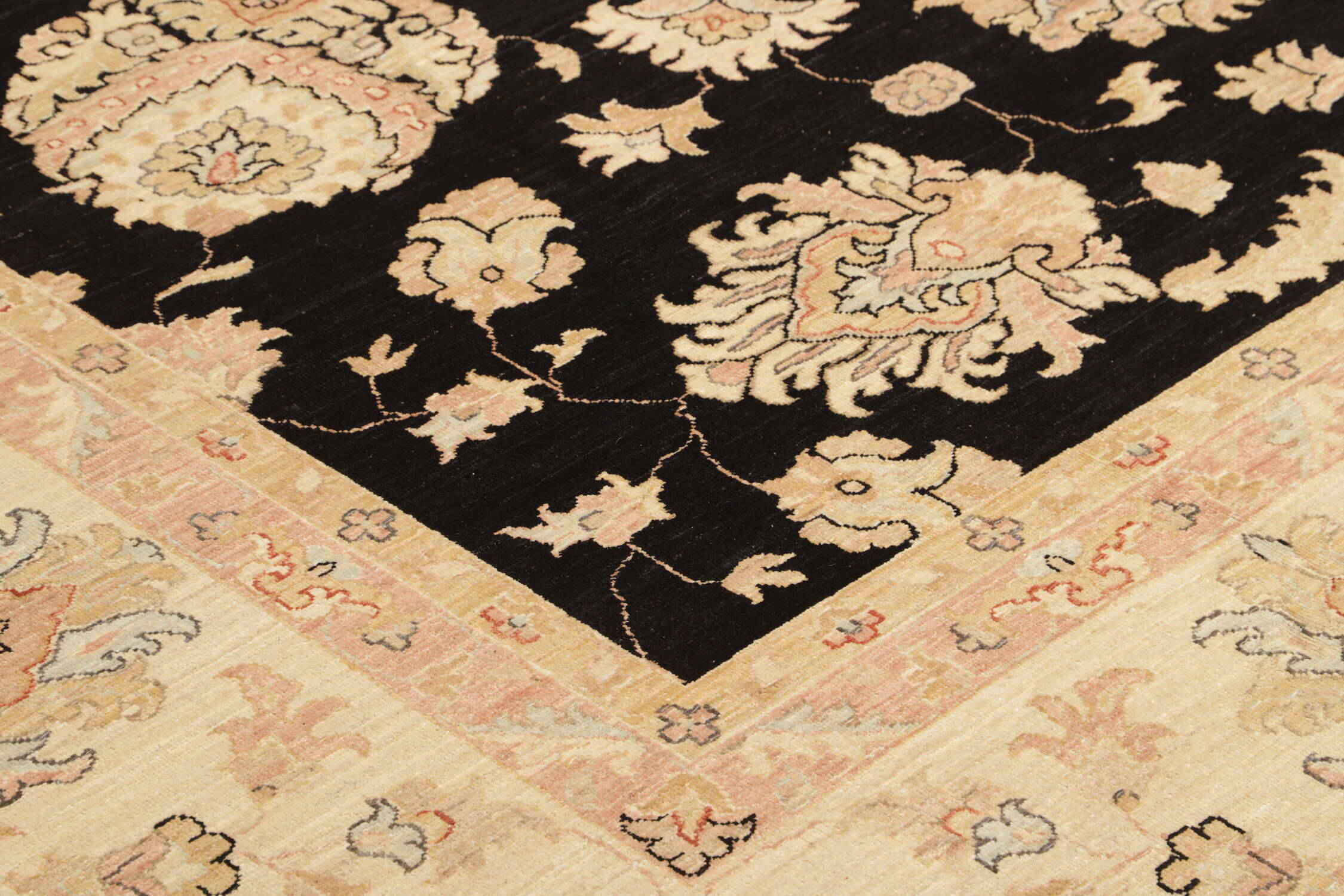 RSN337463-00005 Teppich Ziegler 301 x 400 cm Orientteppich schwarz Handgeknüpft Schurwolle