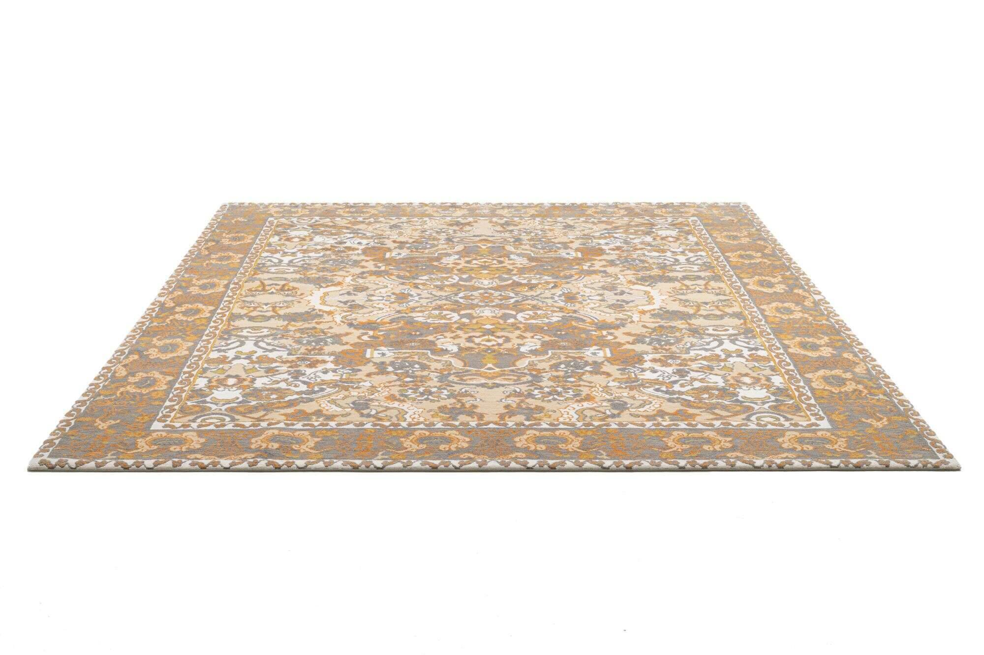 jabusilk60_cx3514_190vanilla_409033_22 Nepal Teppich Jabu Silk 60 Wolle Seide Design Teppich 246x306cm