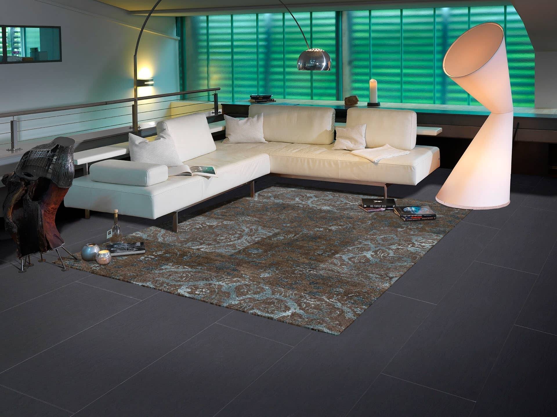 Makalu Nepal Teppich Antique VT269 Handgetuftet im Wunschmaß Makalu Nepal Teppich Antique VT269 Handgetuftet im Wunschmaß