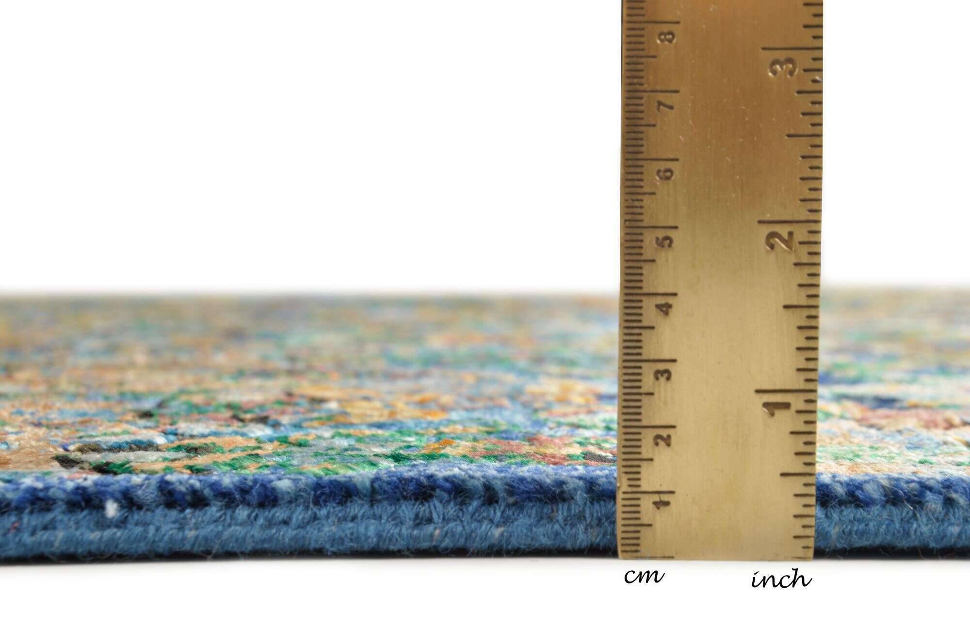 sadra_mb02_703bluemulti_416972_5 Teppich Sadra grün Handgeknüpft im Wunschmaß