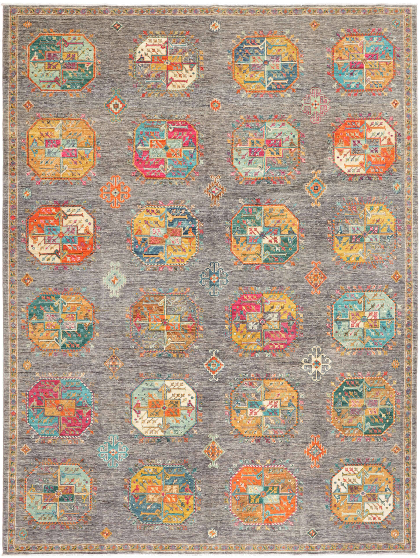 RSN386834-00001 Ziegler Teppich 247x327 cm Orientteppich multi Handgeknüpft Wolle