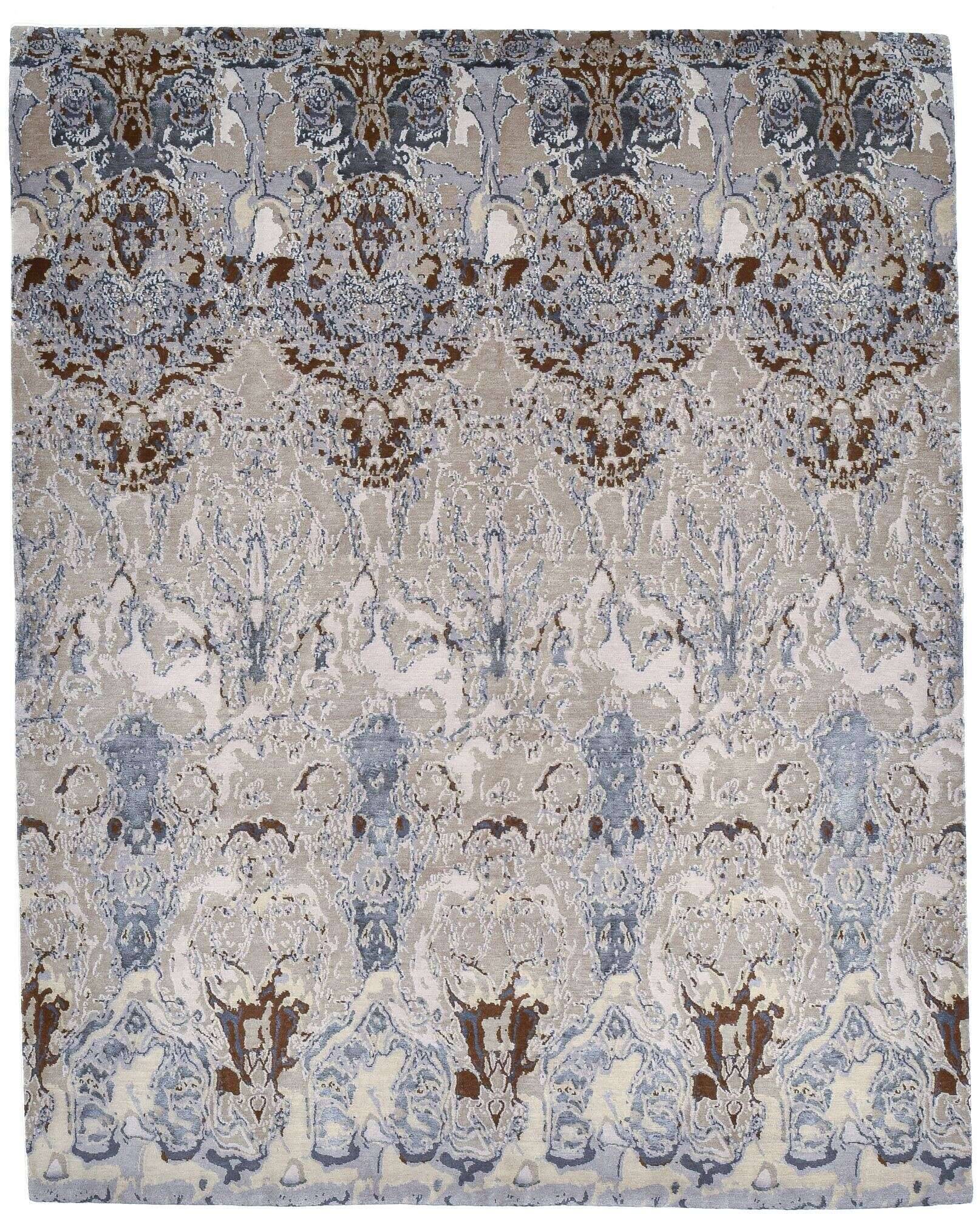 jabusilk30_c2306_655grey-multi_111123_1kKKBkhC0msyib Nepal Teppich Jabu Silk 30 Wolle Seide Design Teppich 245x298cm
