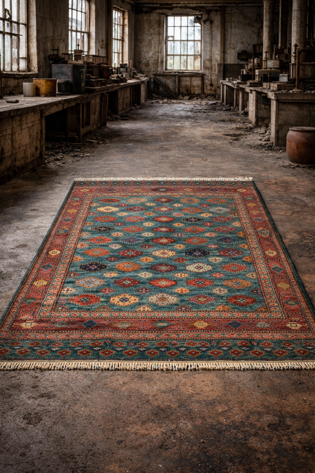 Jomud Orientteppich Handgeknüpft 170x237 cm Schurwolle Jomud Orientteppich Handgeknüpft 170x237 cm Schurwolle