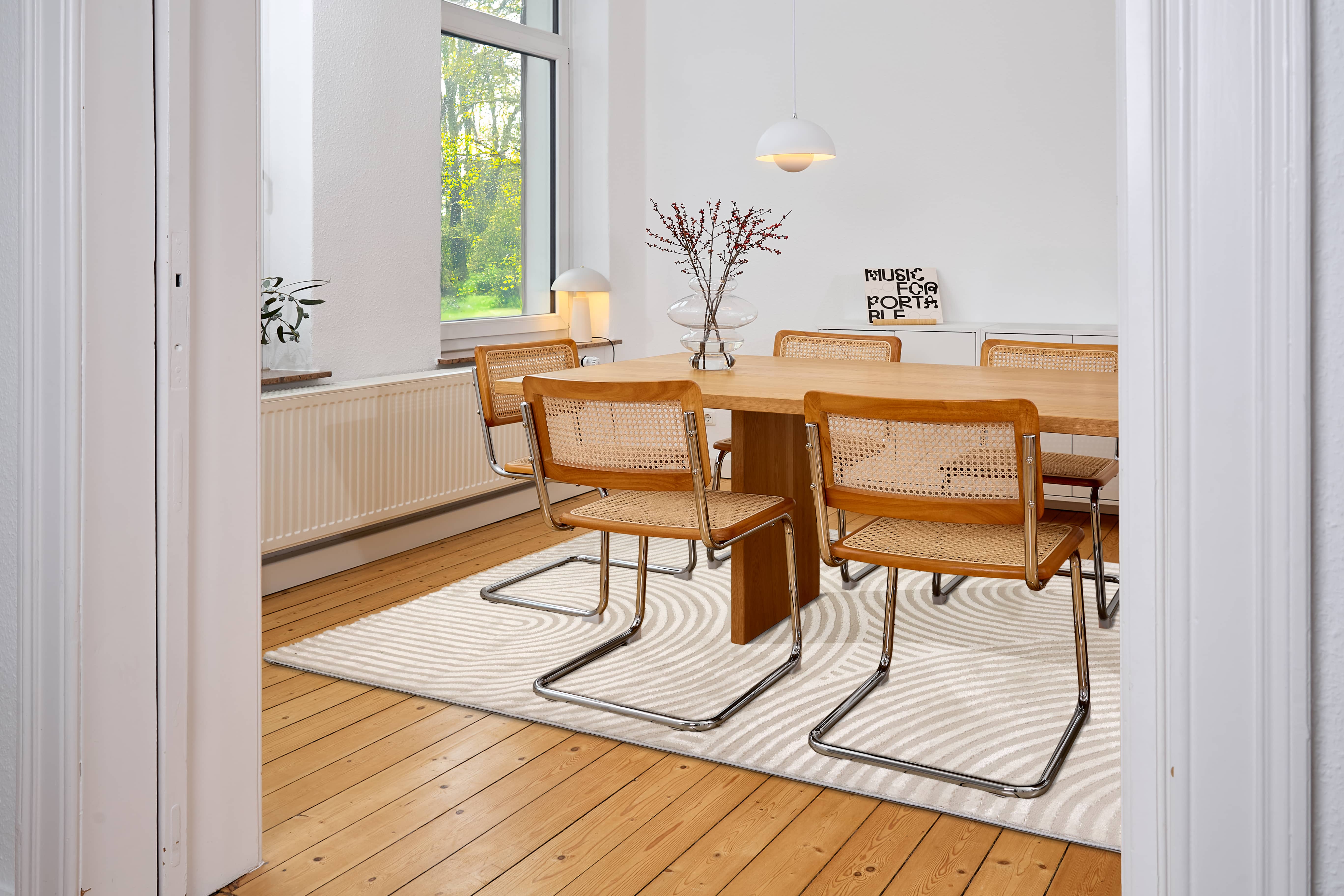 Vintageteppich Jules D.253 C. 003 Kringel creme Vintageteppich Jules D.253 C. 003 Kringel creme