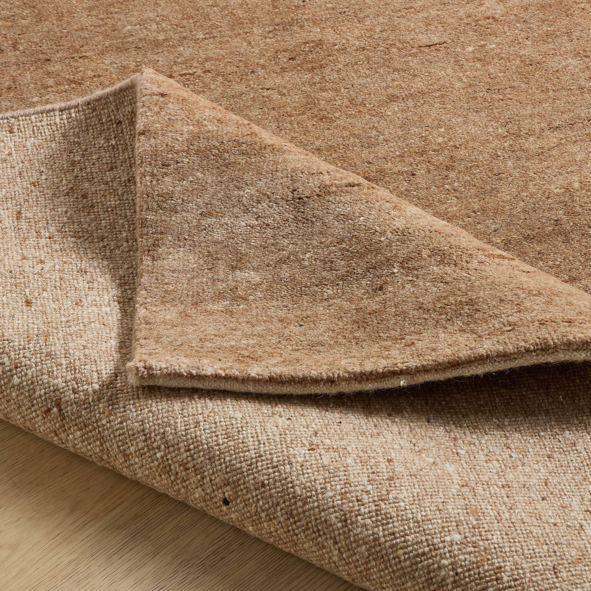 Natur Pur Teppich "Heaven" einfarbig in 180-sand
