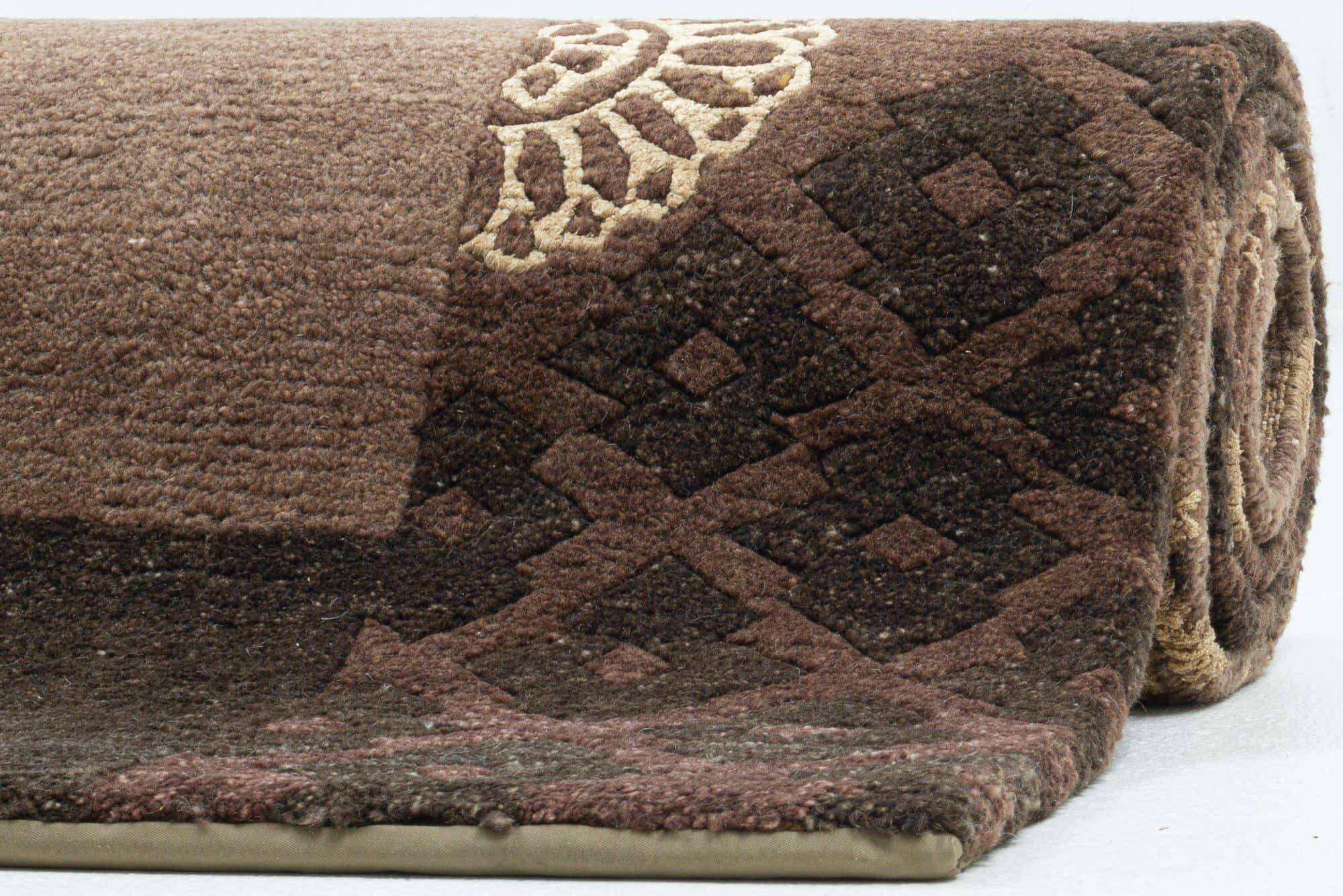 Talonga Silk Nepal Teppich Bordüre Handgeknüpft Talonga Silk Nepal Teppich Bordüre Handgeknüpft