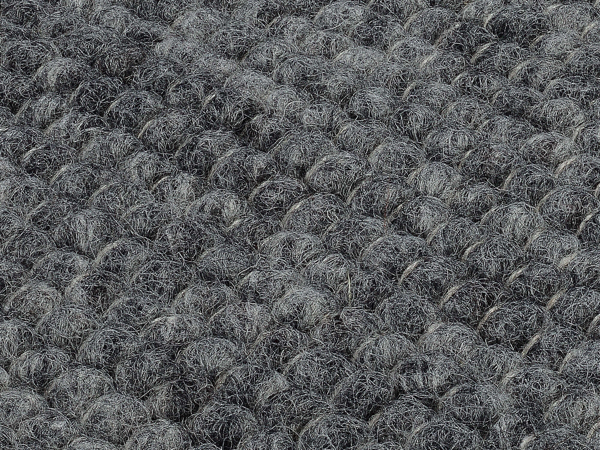 Handgewebter Naturteppich "Favorit" Schurwollteppich Gewalkte Wolle