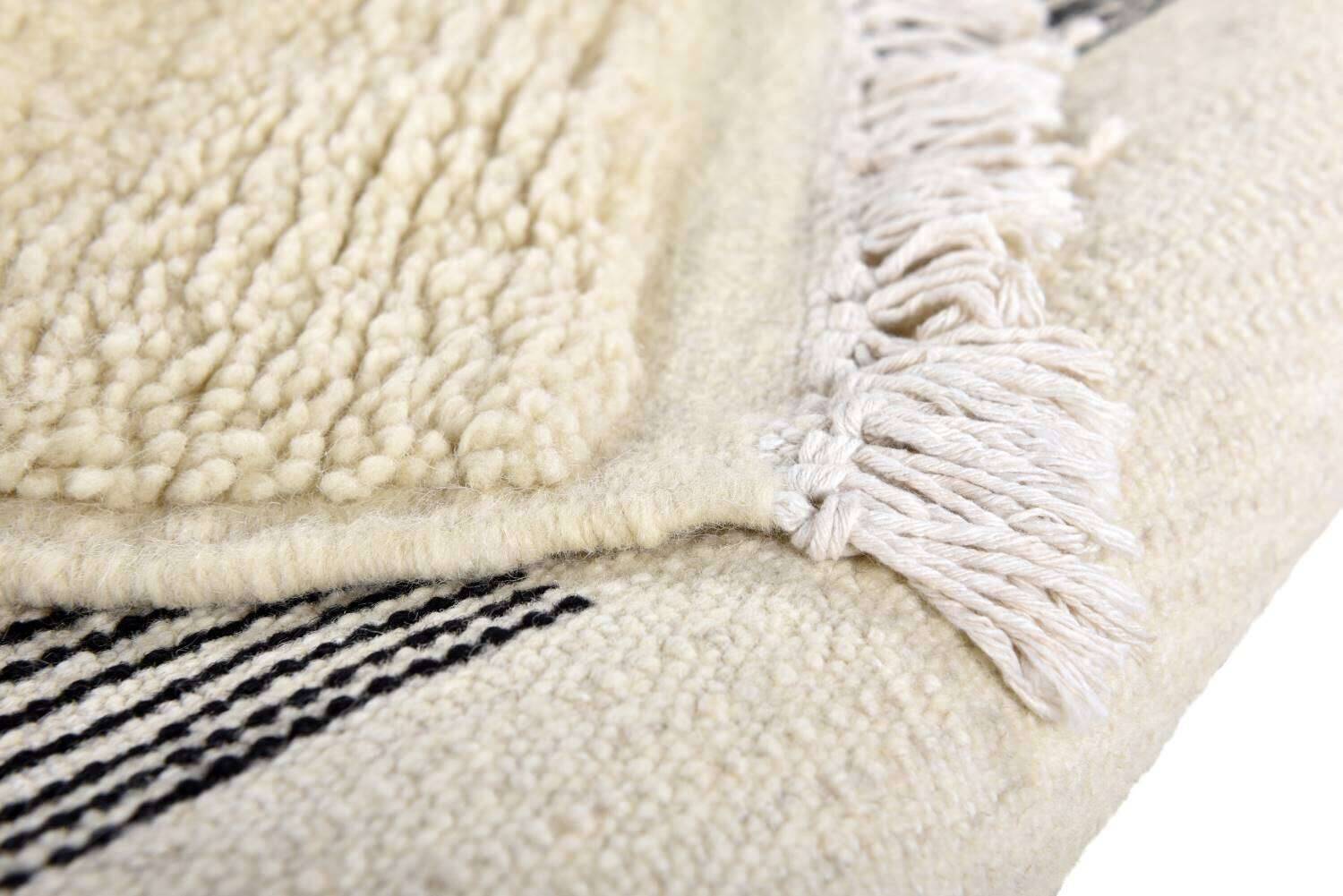 BenniUrein_2007_997Blanc_426555_9 Teppich Beni Ourain 100x150 cm Schafwolle