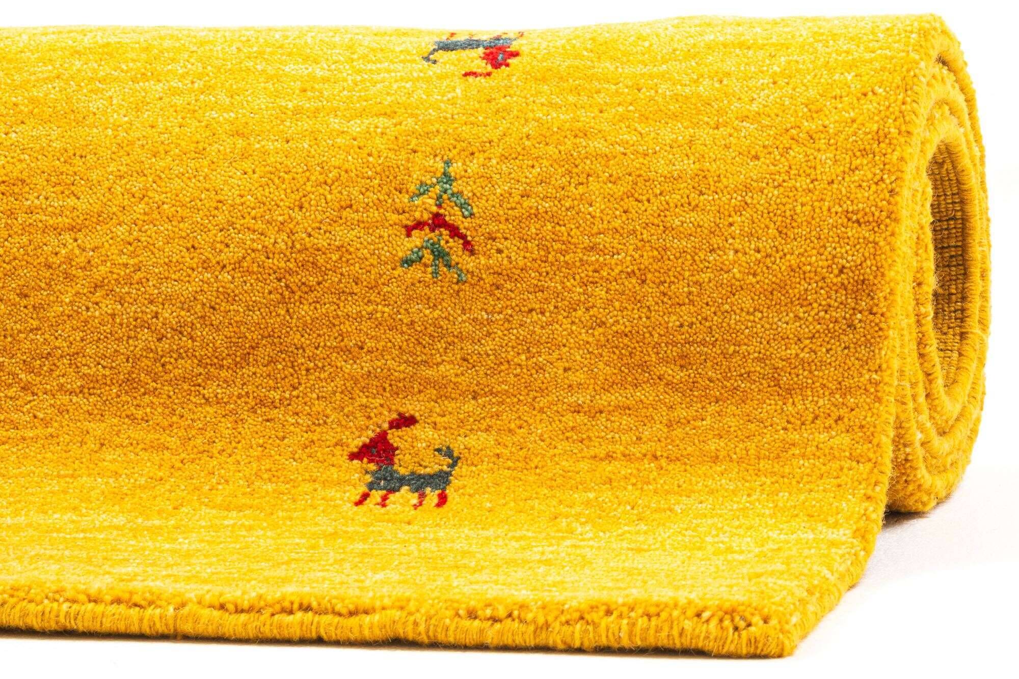 newyork_zo-206-17_870gold_409092_11 Gabbeh Teppich Harmony 160x230 cm