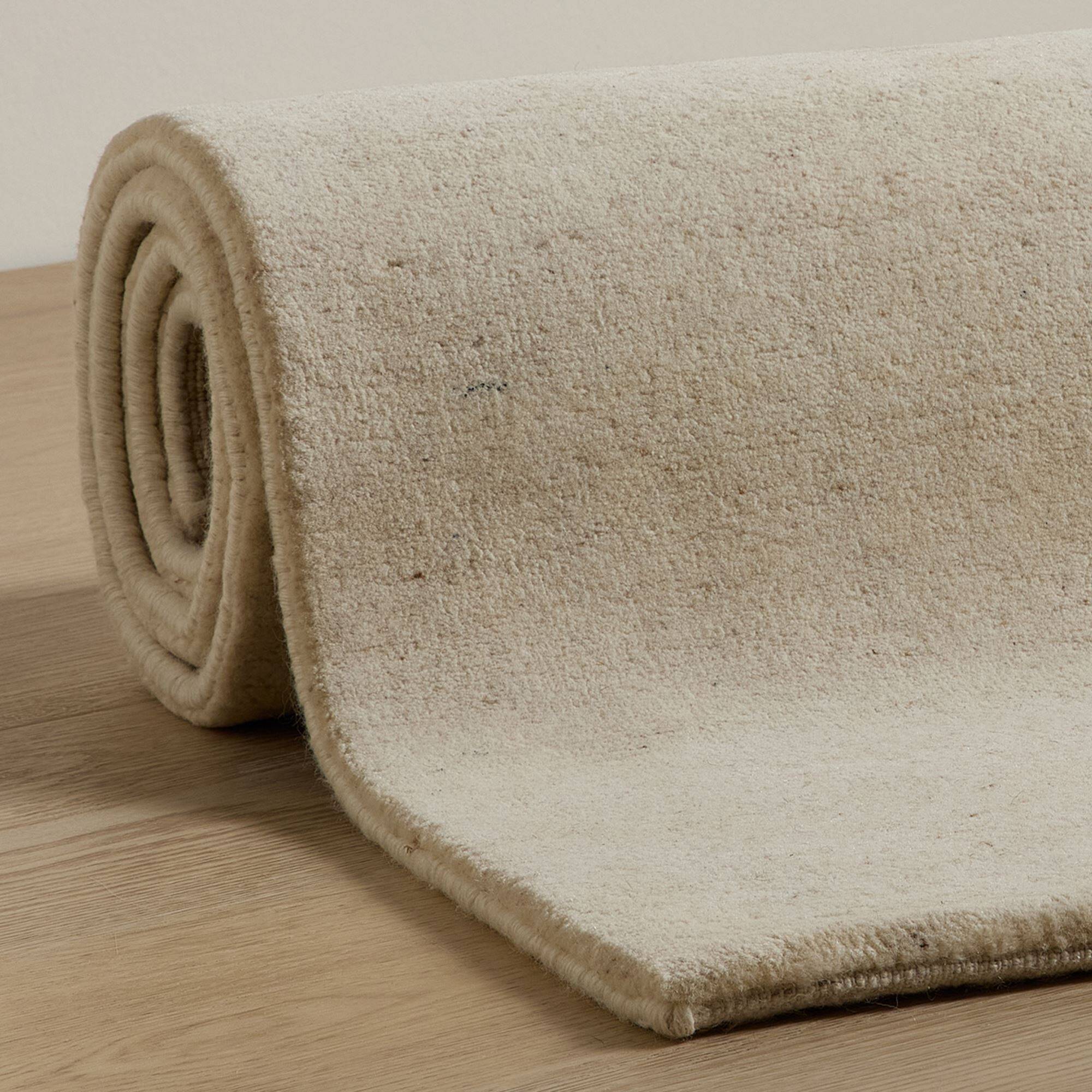 Natur Pur Teppich "Heaven" einfarbig in beige