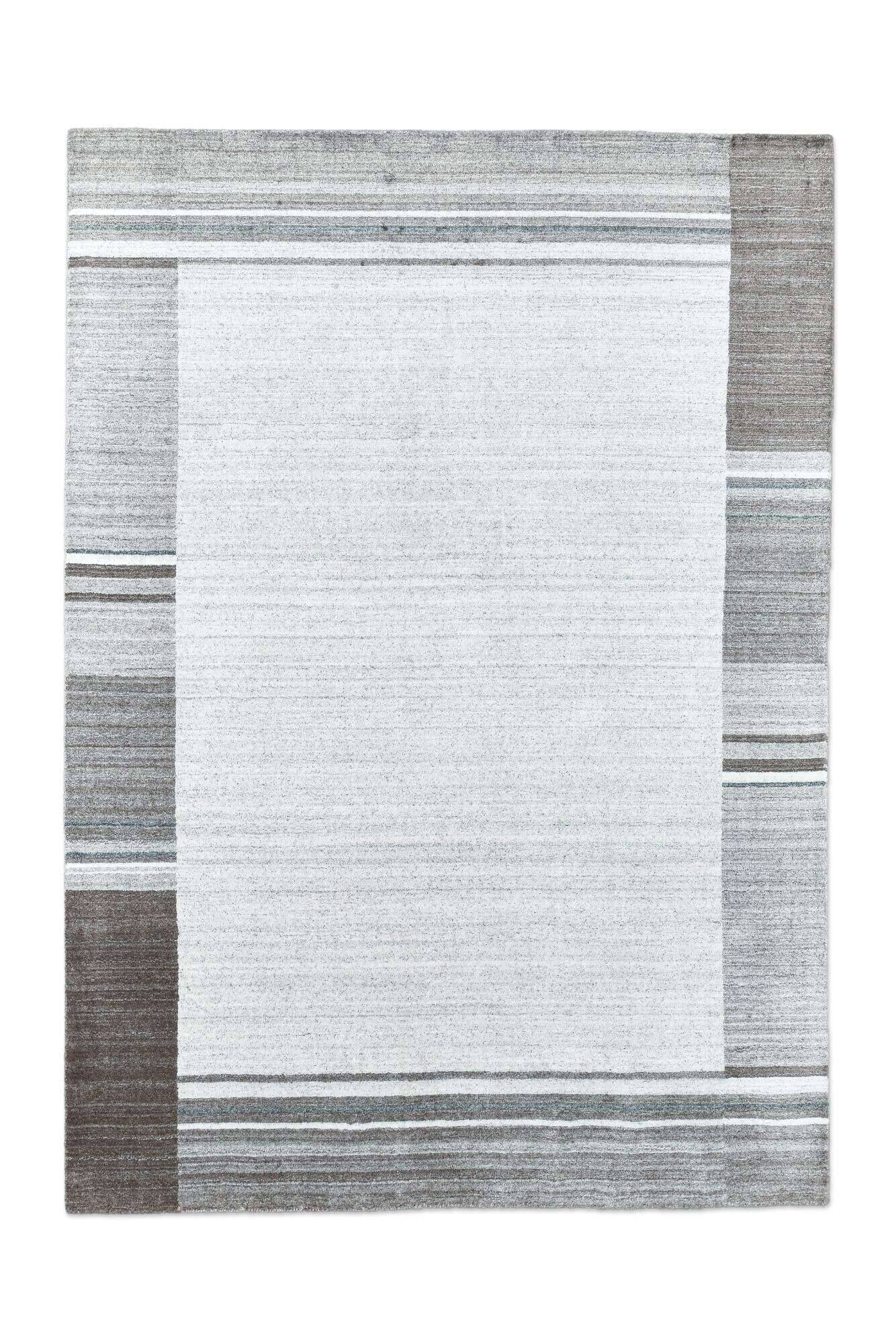 nevadaviscose_zo-1225-16_551beige_404921_1 Teppich Modern Nevada Viscose Handgewebt 160x230cm grau