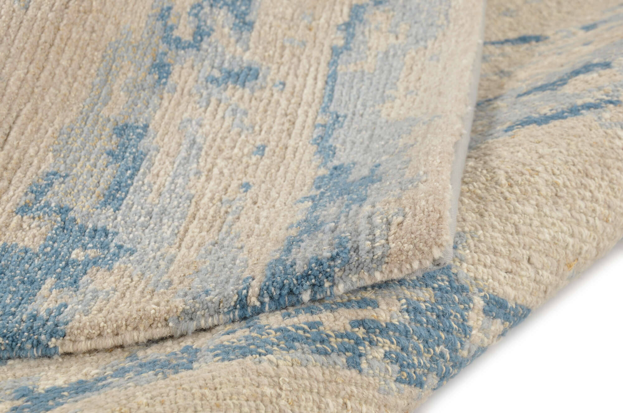 FineNature_C2902_706ligthblue_401610_9 Teppich Fine Nature Design C2902 Nepal Wunschmaß