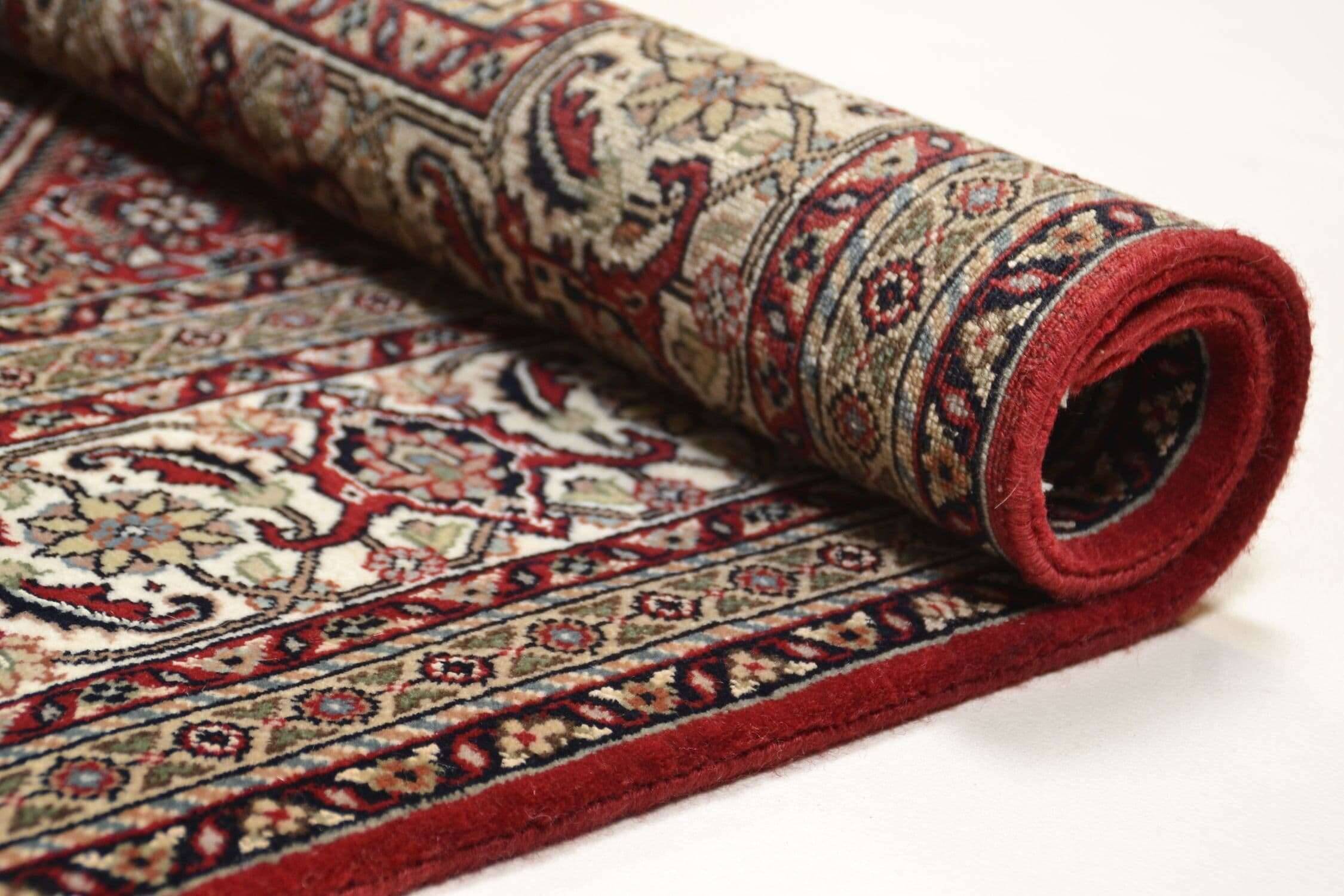 sirsaseta_silkbidjar_redcream_100415_9 Sirsa Silk Design Bidjar Medallion im Wunschmaß