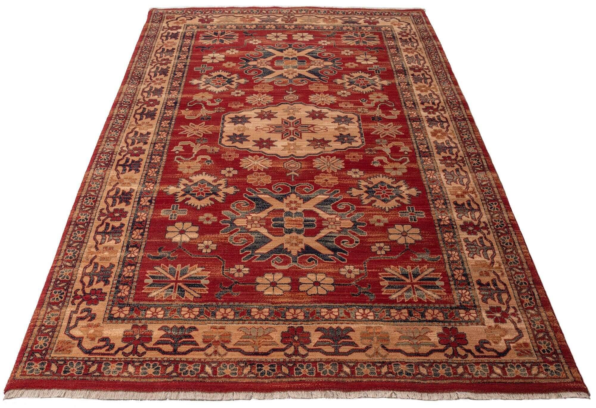 Saharna_2856_205redmulti_422780_1 Teppich Saharna 2856 Webteppich aus reiner Wolle