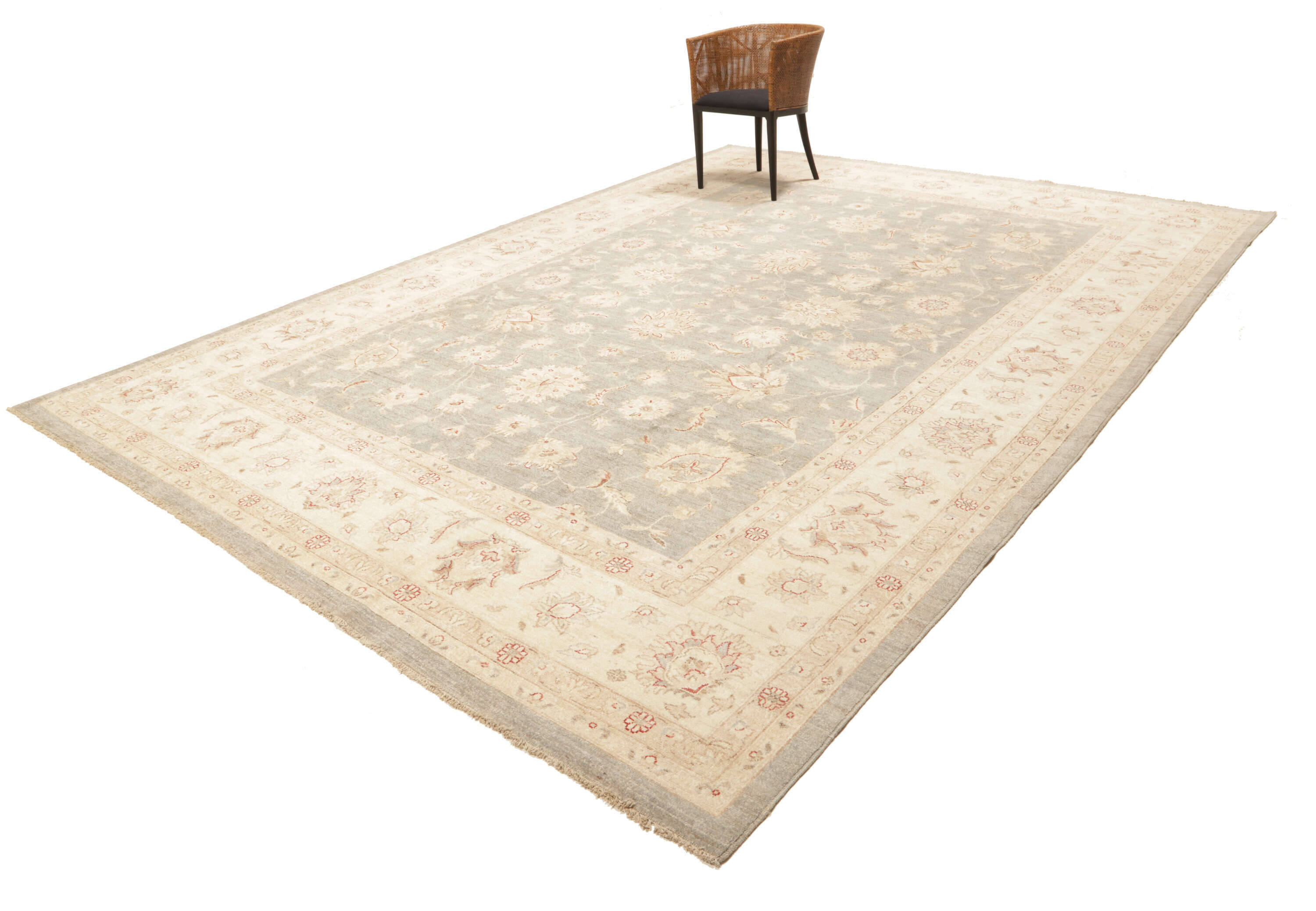 RSN359182-00002 Teppich Ziegler 307 x 420 cm Orientteppich beige Handgeknüpft Schurwolle