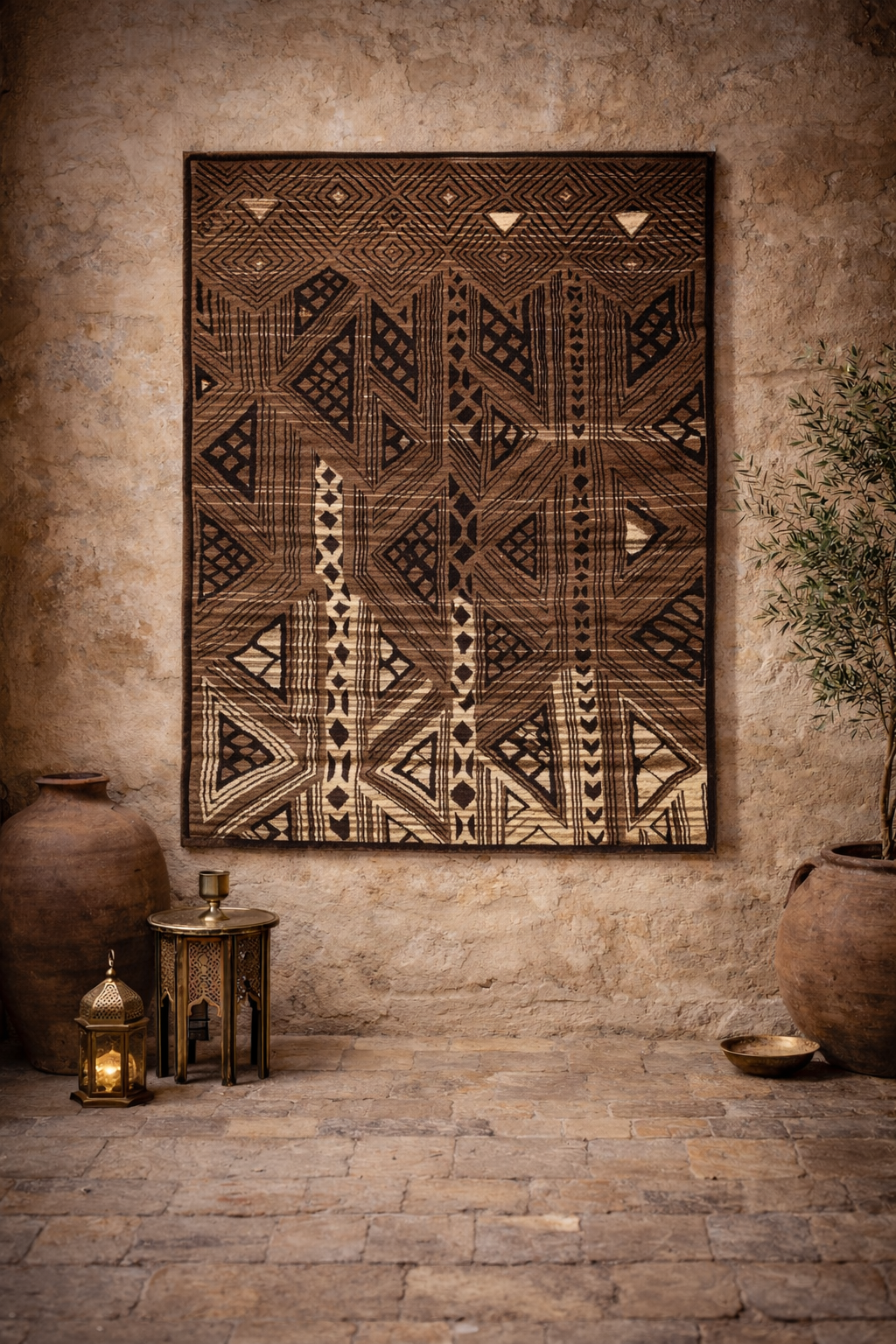 Wunschmaß Teppich Lomato-6 Handgeknüpft Designteppich Wunschmaß Teppich Lomato-6 Handgeknüpft Designteppich