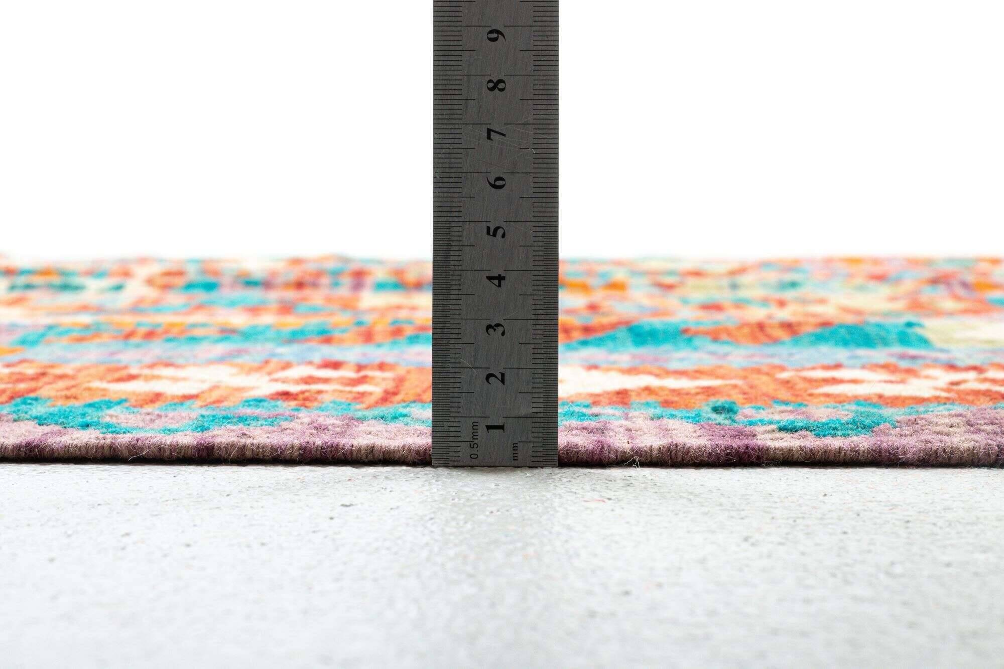 tablashah_6671_800multicolor_434952_5 Kelim Teppich Tablashah Handgewebt Schurwolle bunt 293x399cm