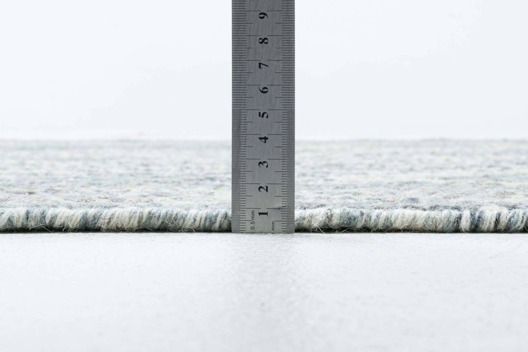 zilch_zo-3909-19_650grey_427753_5 Handwebteppich Zilch Schurwolle Kelim Modern Blau Grau 160x230cm