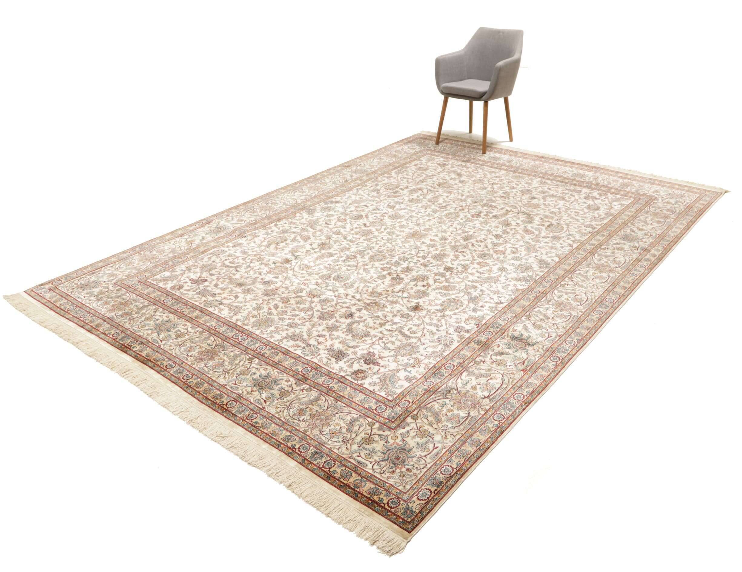 00002RSN370374 Teppich Kashmir Seide 24/24 Knüpfung 242x337 cm