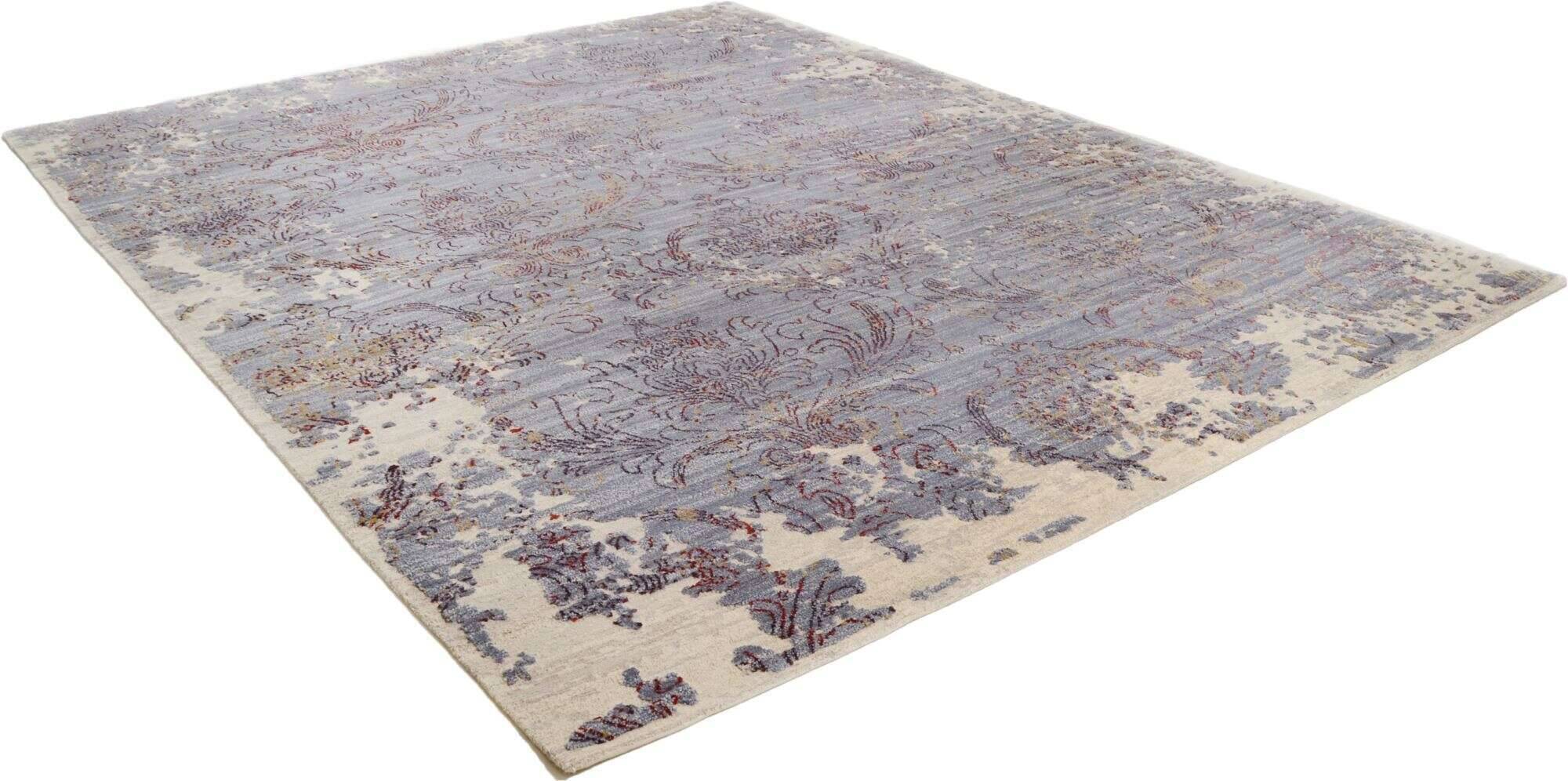 jabusilk30_c2116_559beigegrey_111126_2 Nepal Teppich Jabu Silk 30 Wolle Seide Design Teppich 243x306cm