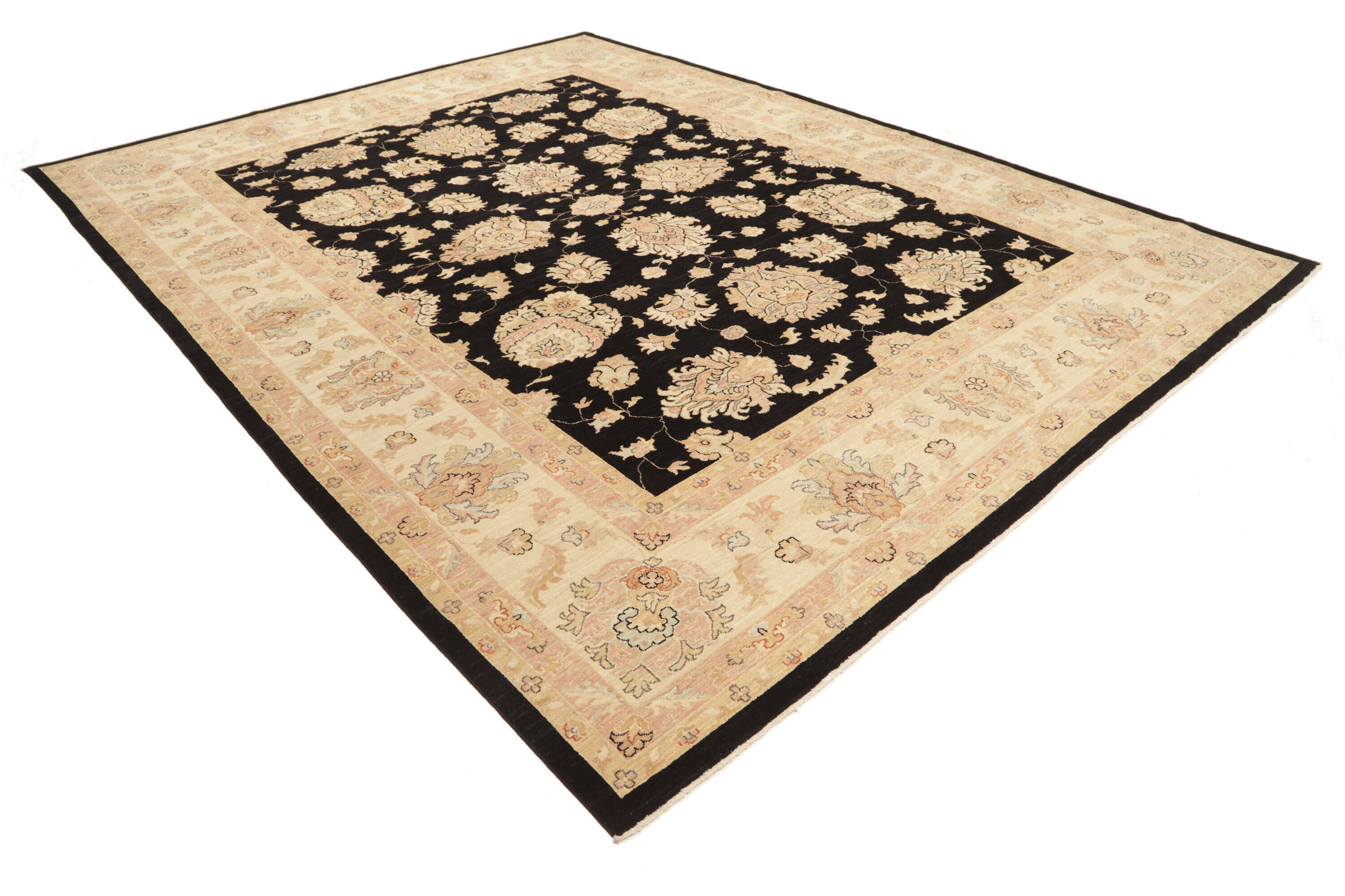 RSN337463-00003 Teppich Ziegler 301 x 400 cm Orientteppich schwarz Handgeknüpft Schurwolle