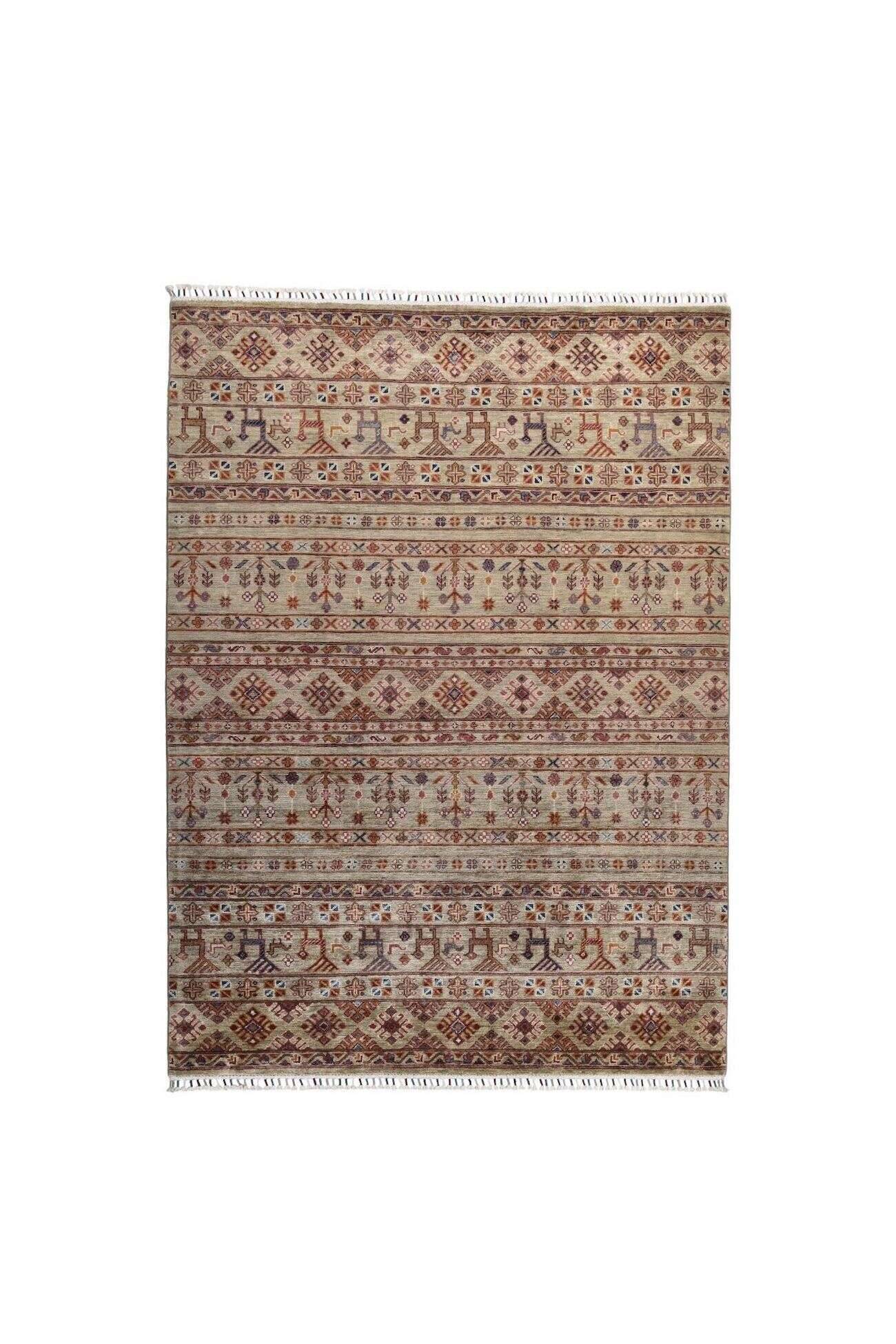 kandashah_3514_553beigemulti_428099_1 Kandashah Ziegler Teppich ca: 158 x 220 cm