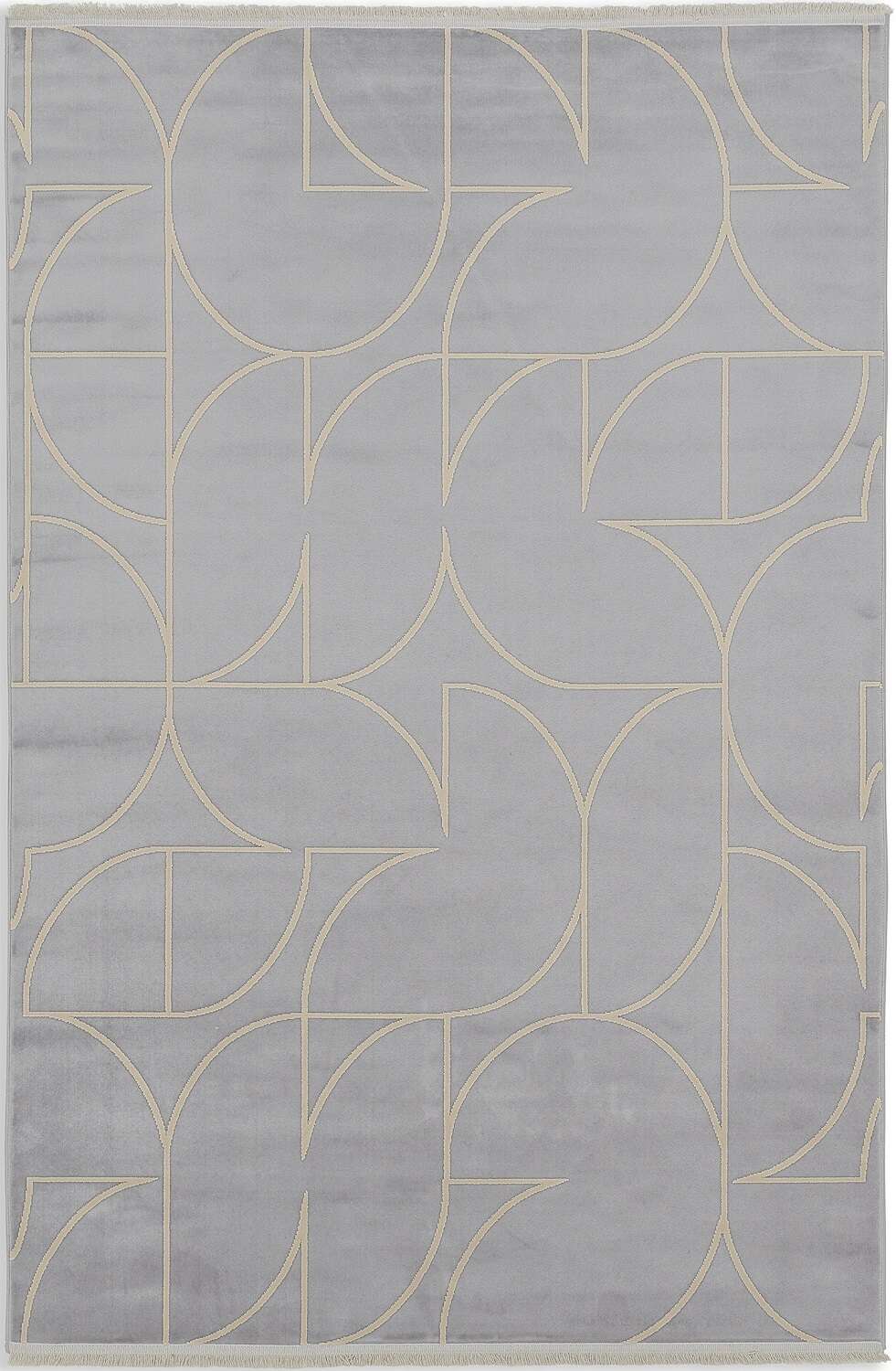Schöner Wohnen Teppich Magic 6104-222 Flachgewebe grau-gold