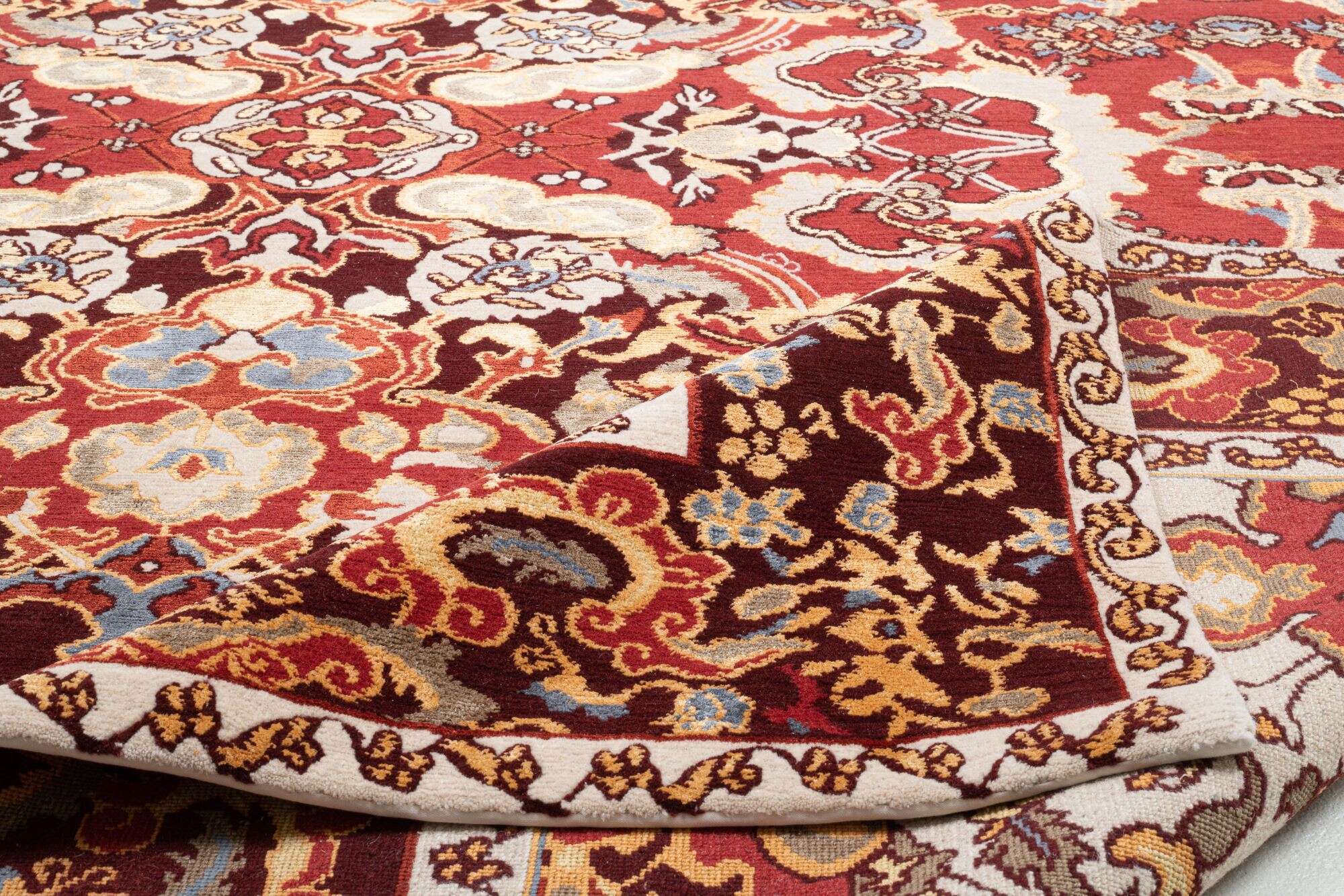 Nepal Teppich Jabu Silk 60 Wolle Seide Design Teppich Wunschmaß