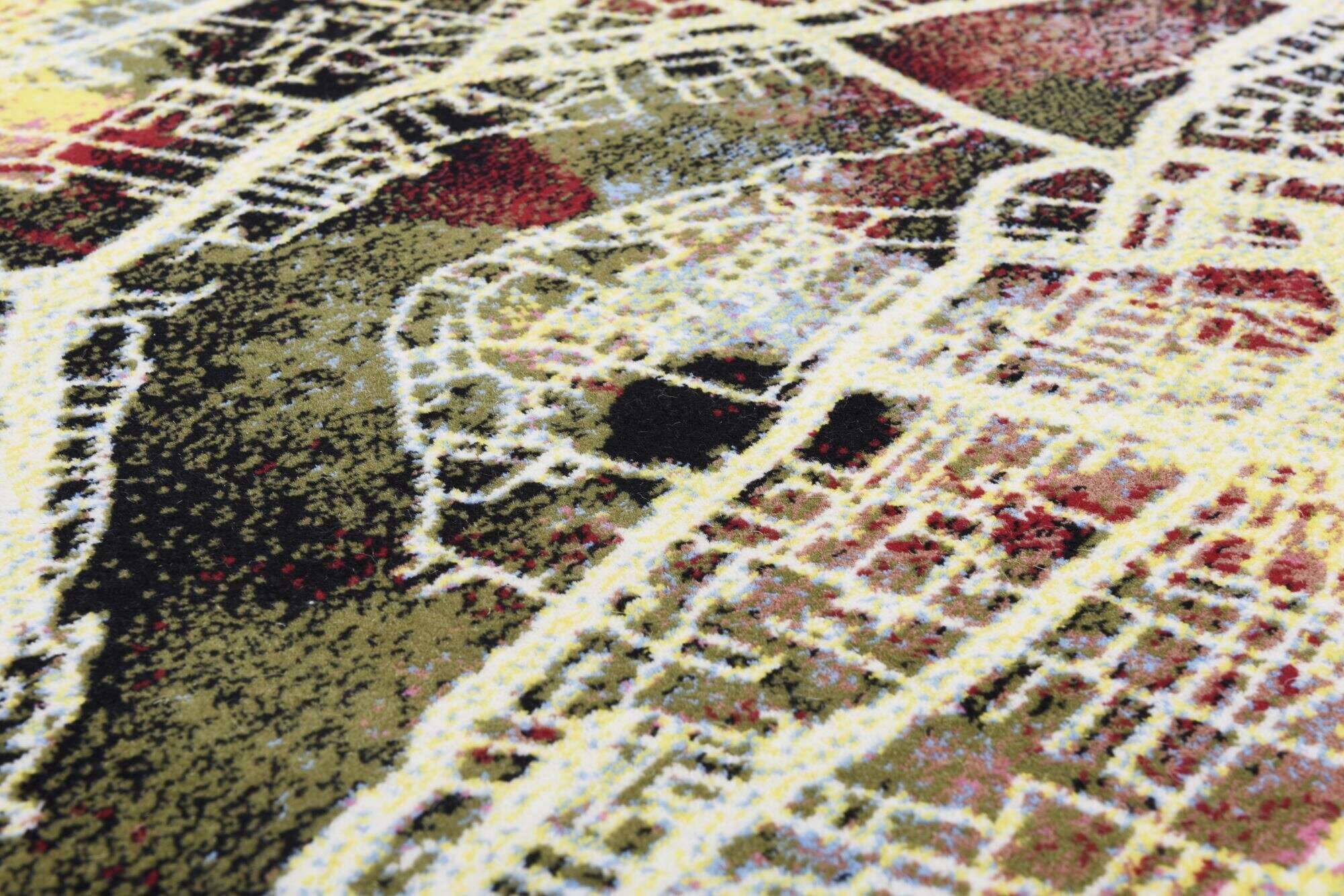 GALERIE_615_800MULTICOLOR_415562_3 Design Teppich Galerie 615 Schurwolle Naturteppich