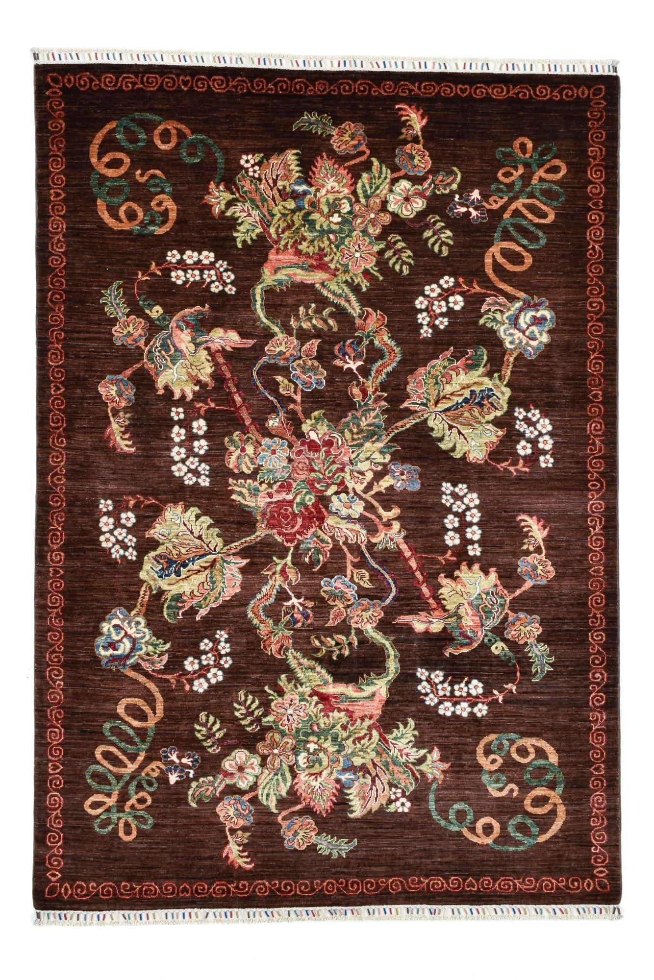 Kandashah Ziegler Handgeknüpft Schurwolle ca.177x253cm Kandashah Ziegler Handgeknüpft Schurwolle ca.177x253cm