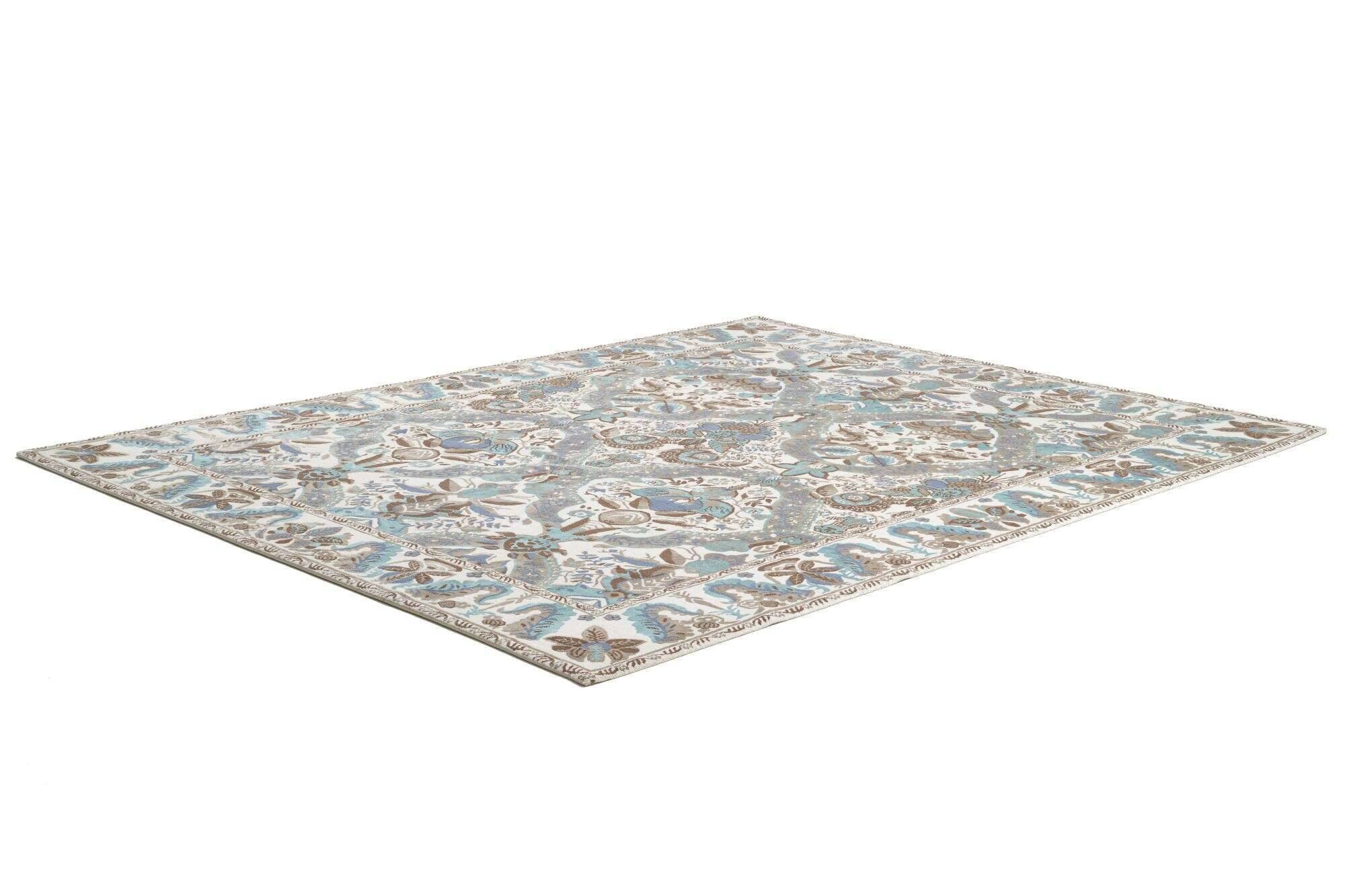 jabusilk60_cx3513_x324_409031_2 Nepal Teppich Jabu Silk 60 Wolle Seide Design Teppich 245x307cm