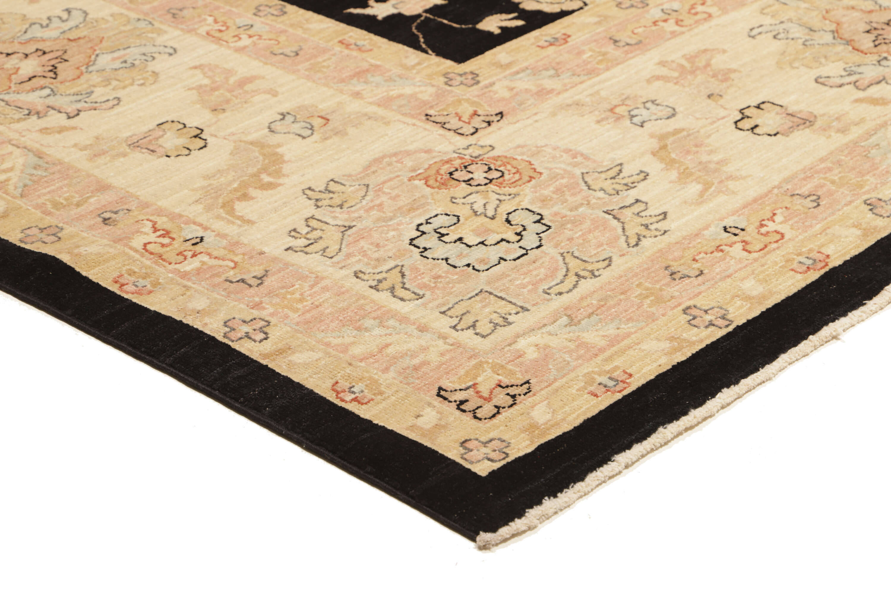 RSN337463-00004 Teppich Ziegler 301 x 400 cm Orientteppich schwarz Handgeknüpft Schurwolle