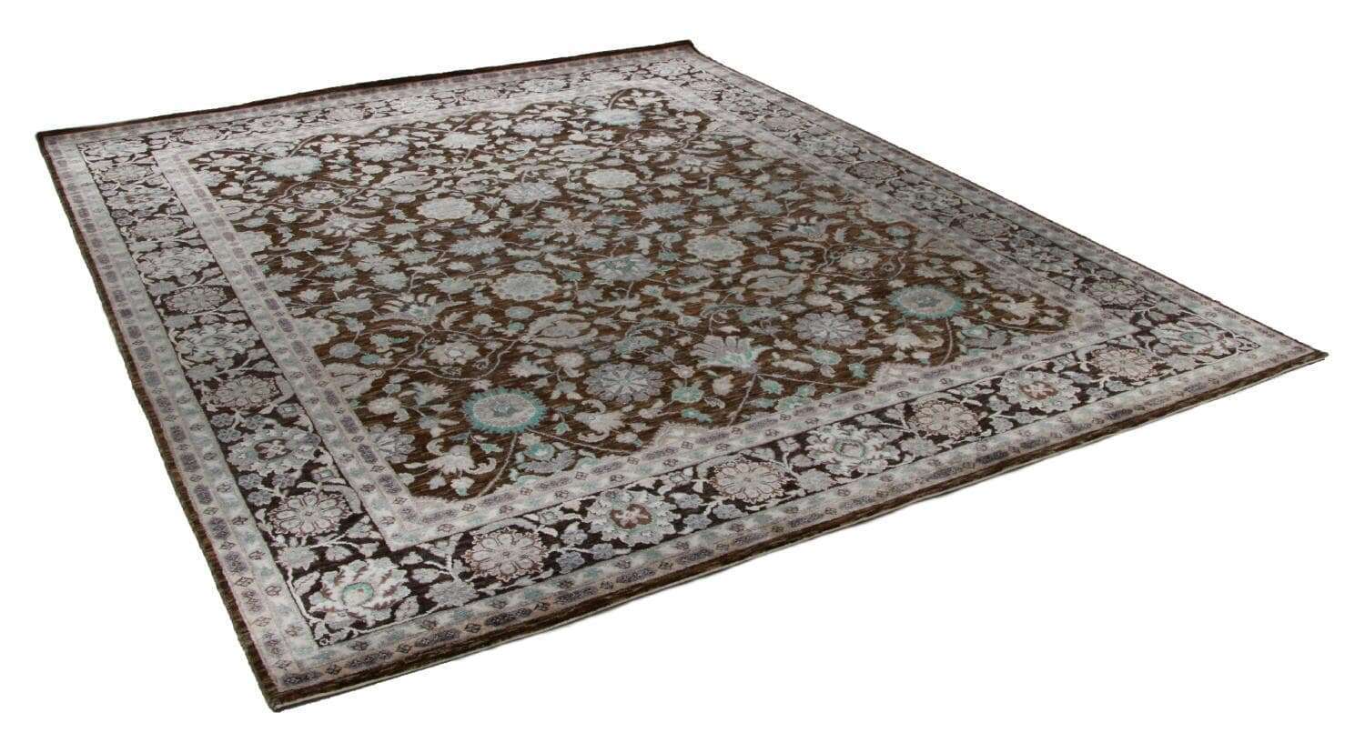 Hindustan Super Oxid Teppich Muster ca 250x308cm Natur