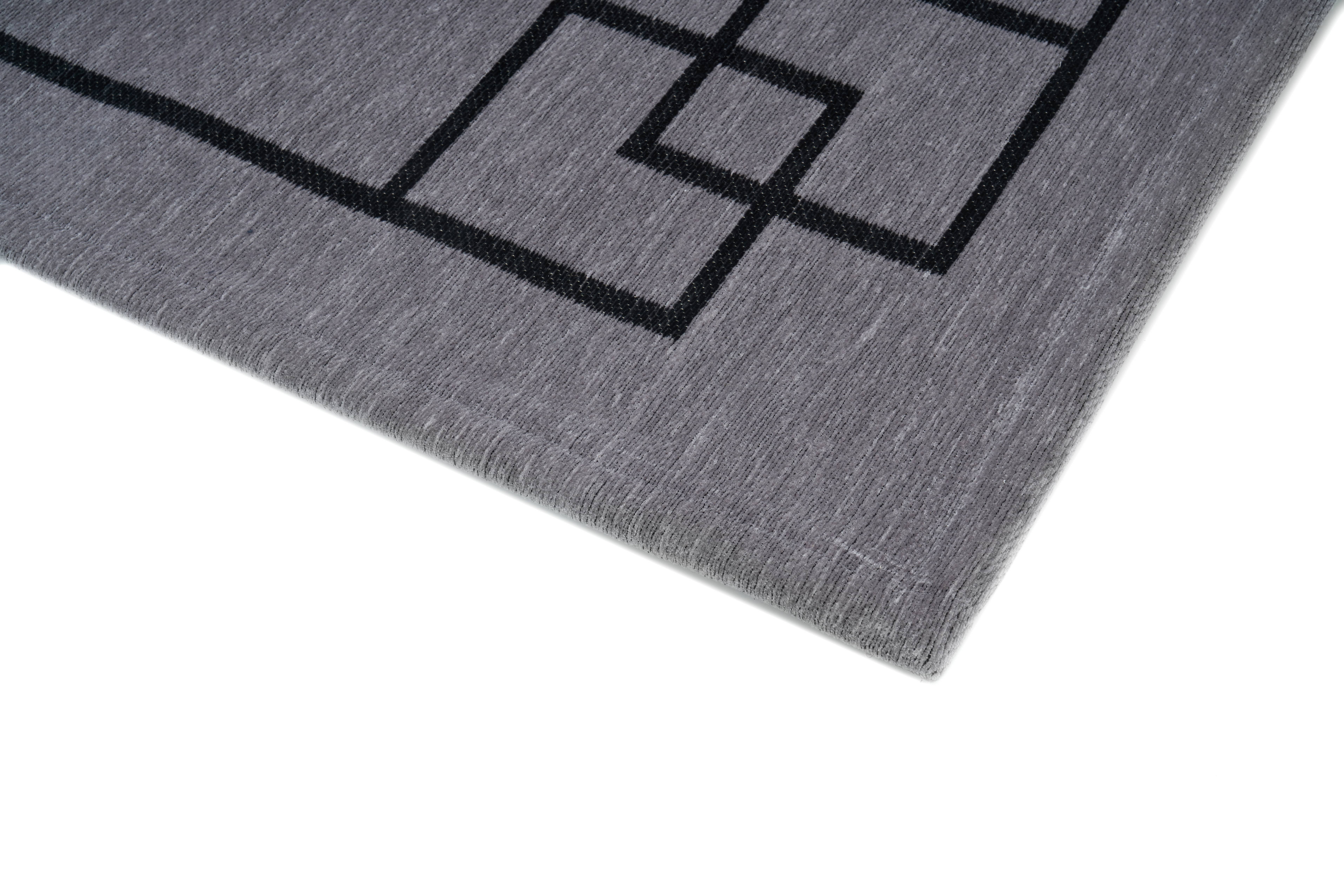 Moderner Teppich SOHO GREY - Waschbarer Teppich