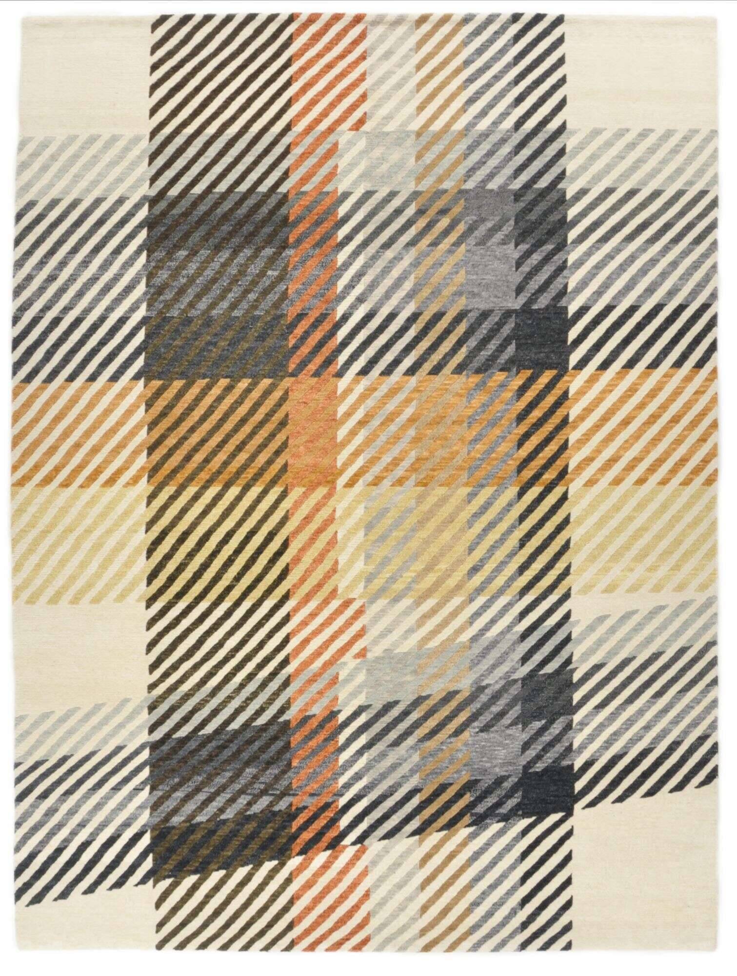 sweetfeet_c3925_504brownmulti_415444_1 Design-Teppich Nepal Sweet Feet Tibetwolle - 172x242 cm