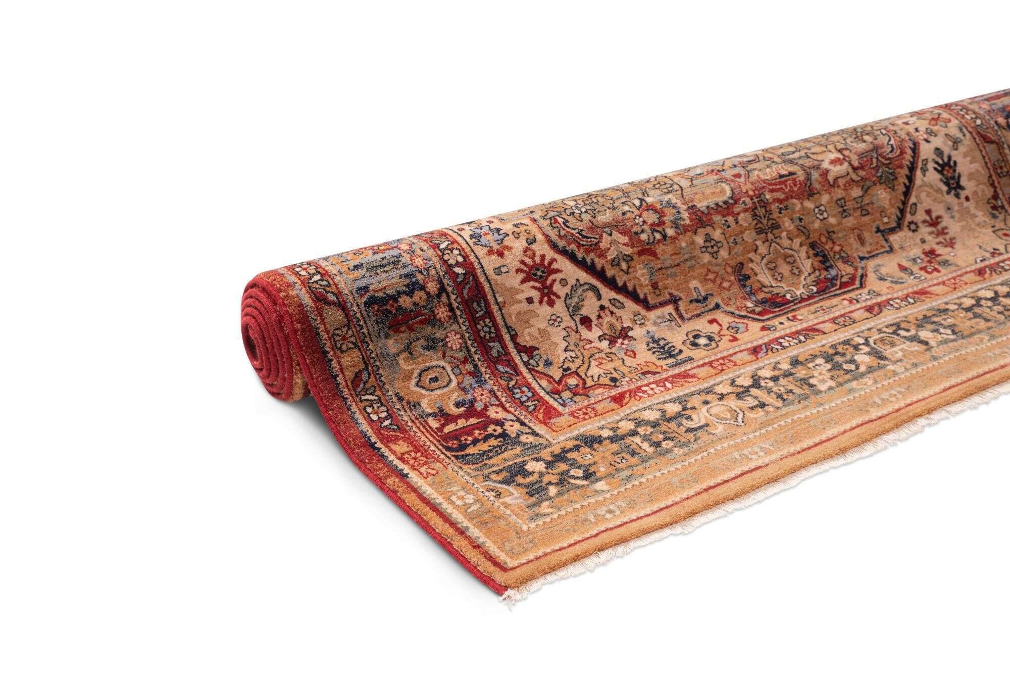 Saharna_7518_205_redmulti_423929_11 Teppich Saharna 7518 Webteppich aus reiner Wolle