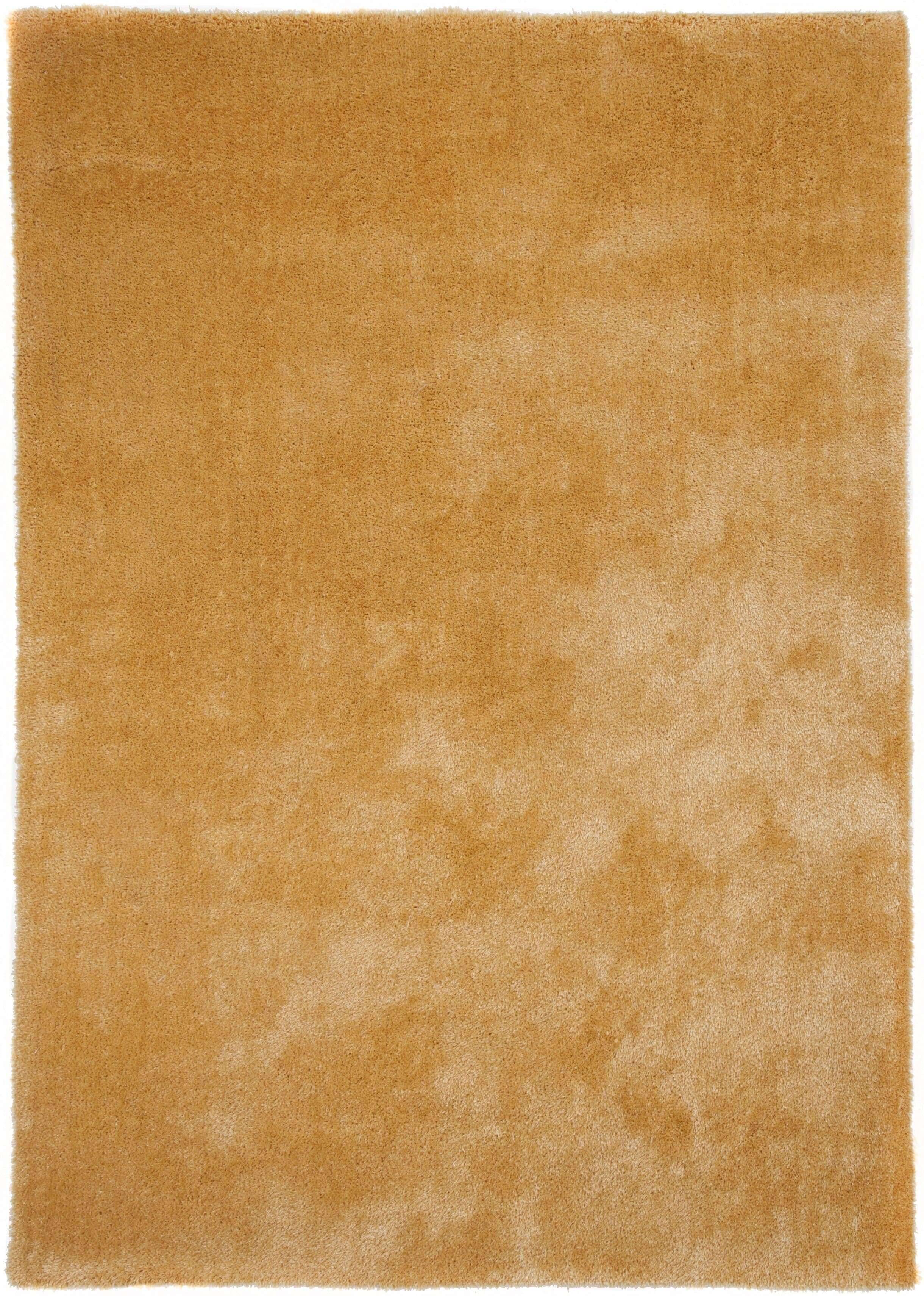 Alessia_Uni_870gold_408069_1 Teppich uni Alessia Shaggy Kuschelteppich