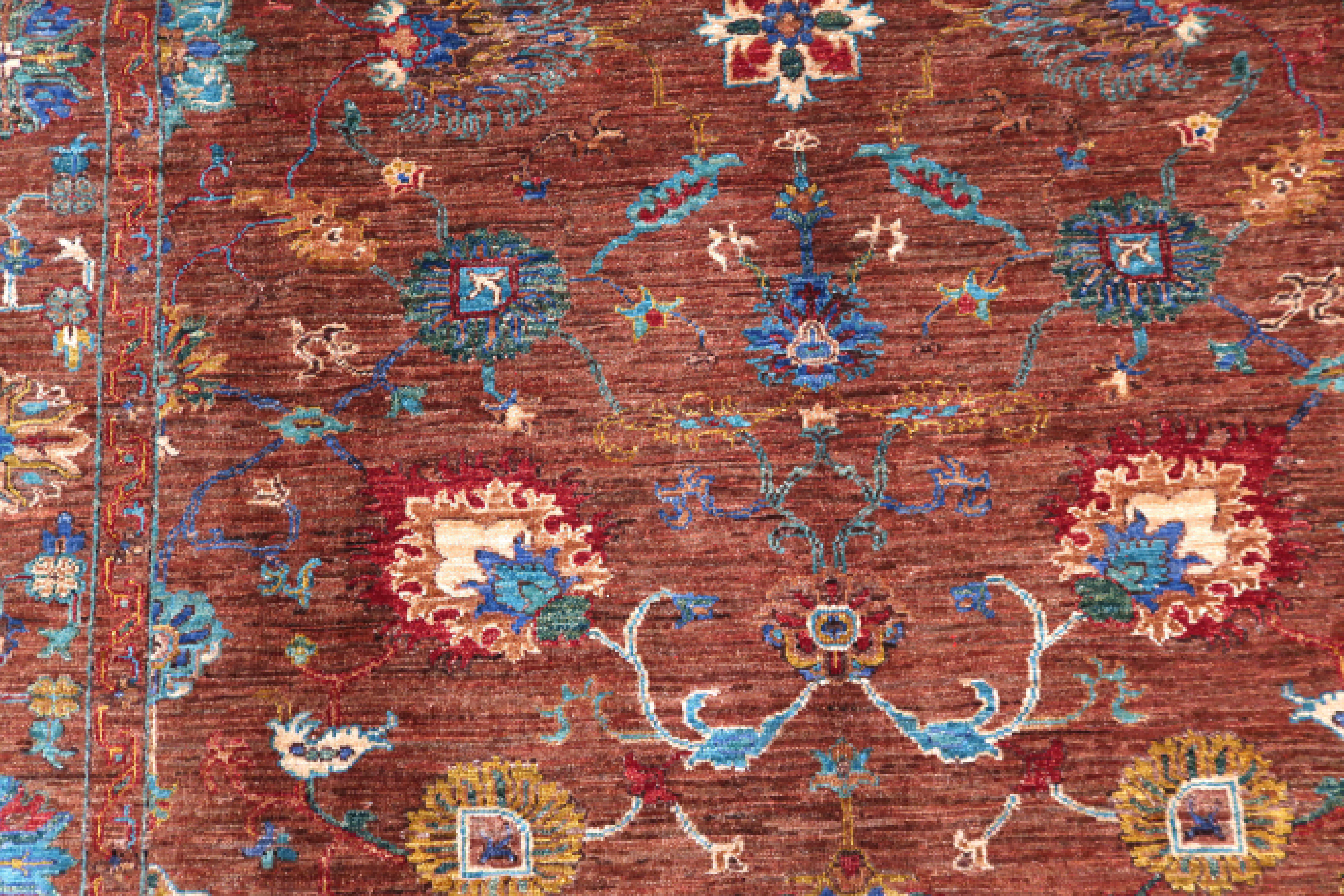 Rubin Orientteppich Handgeknüpft 170 x237 cm Schurwolle