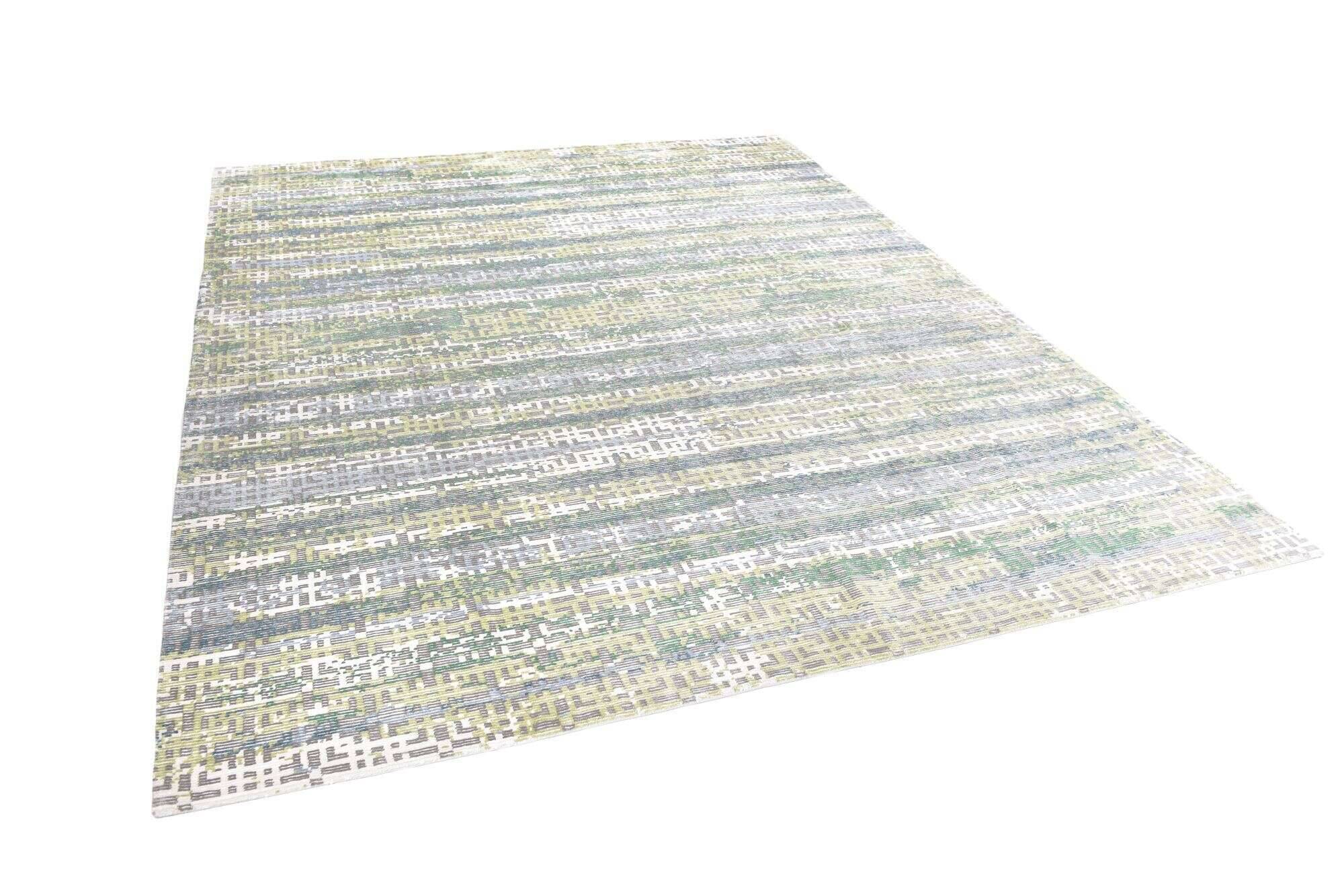 ribeyesilk60_c3301_305greenmulti_404990_2 Nepal Teppich Rib Eye Silk 60 Wolle Seide Design Unikat 245x309cm