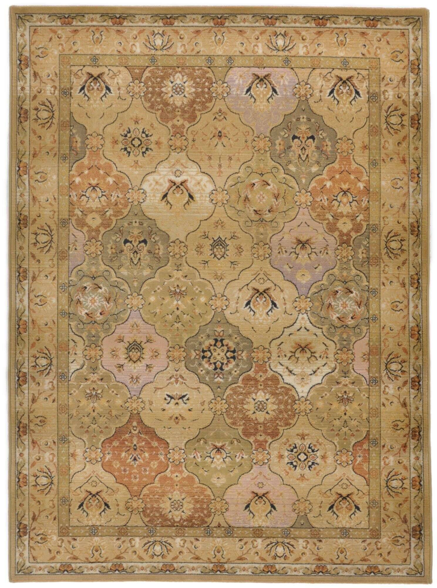 gabiro_208_550beige_423604_1 Orientteppich Gabiro 208 Teppich Klassisch Quadrat