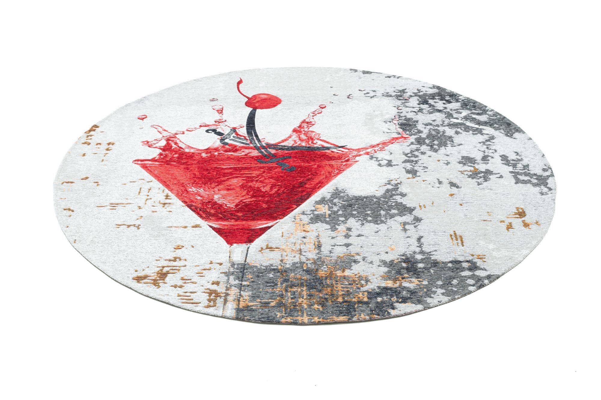 Sansibar Flachgewebe Design Teppich Keitum Rund Sansibar Flachgewebe Design Teppich Keitum Rund