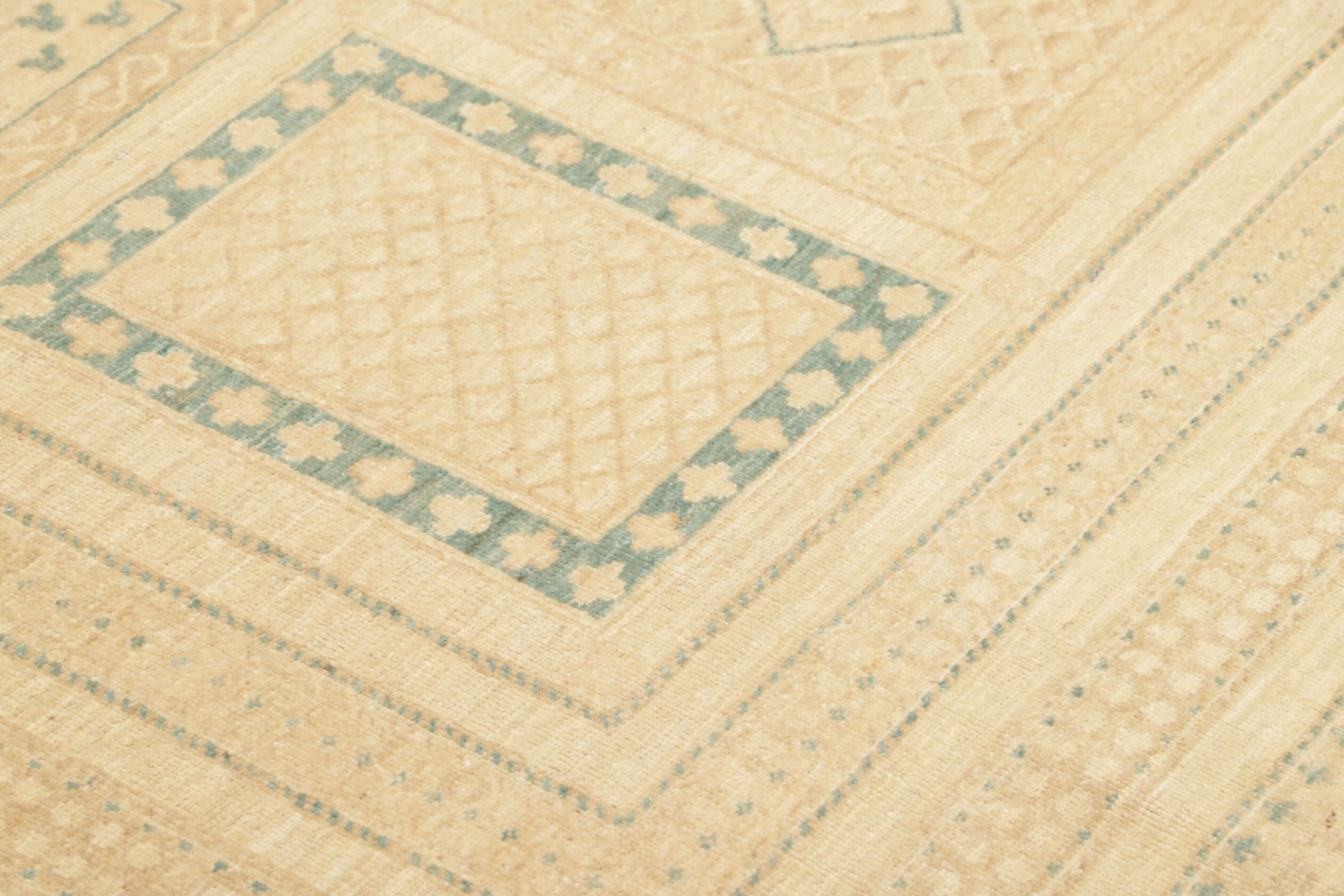 Teppich Ziegler 251 x 332 cm Orientteppich beige Handgeknüpft Schurwolle