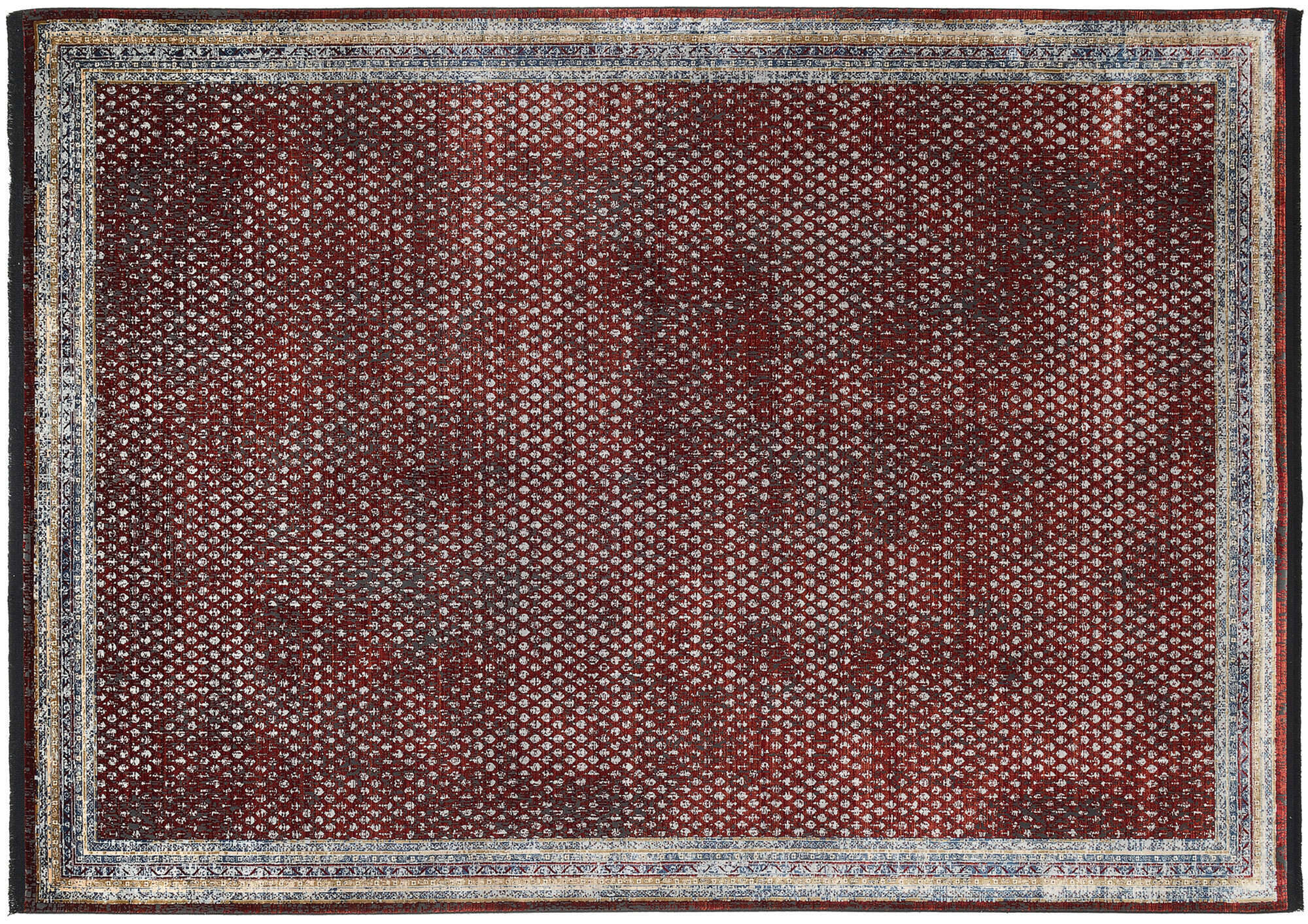 GLA19-199-27 POINTS Klassischer Vintage Teppich aus Modalfaser mit Glanz Effekt