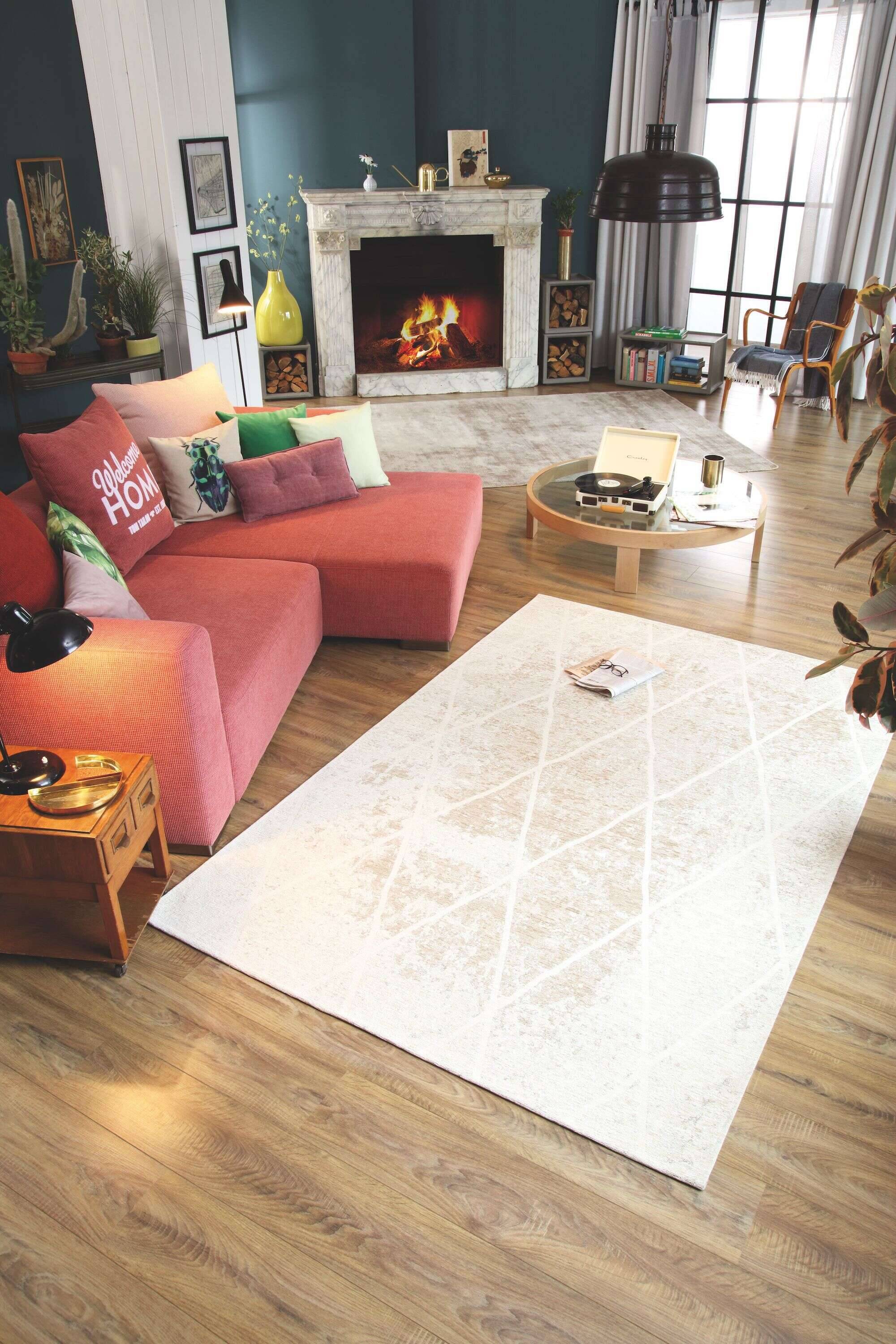 Fine_lines_550beige_408173_12 Teppich Fine Lines beige Flachgewebe Flurteppich