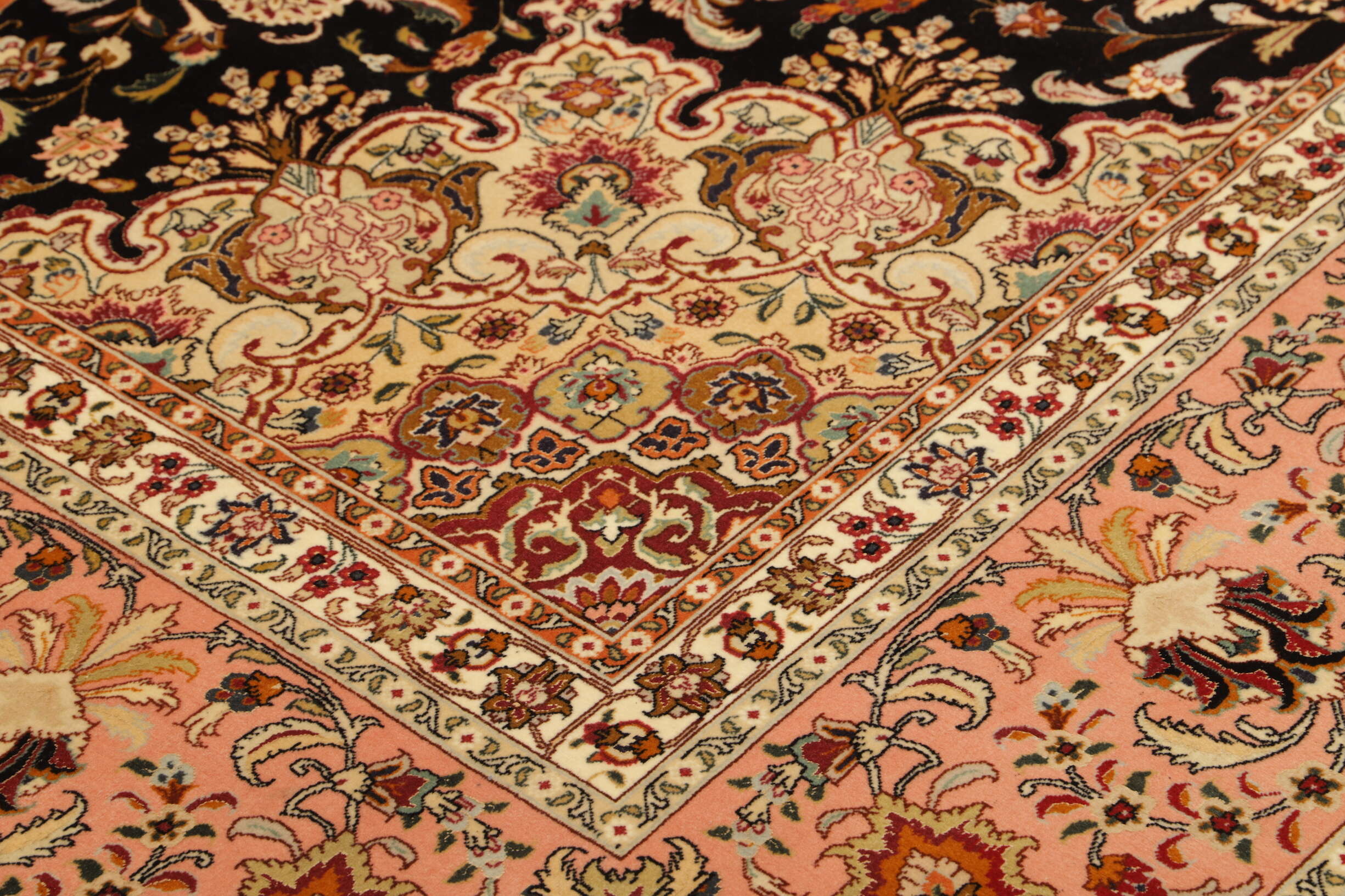 Teppich Persien 300x399cm Täbriz 50 Persischer Teppich Orient fein